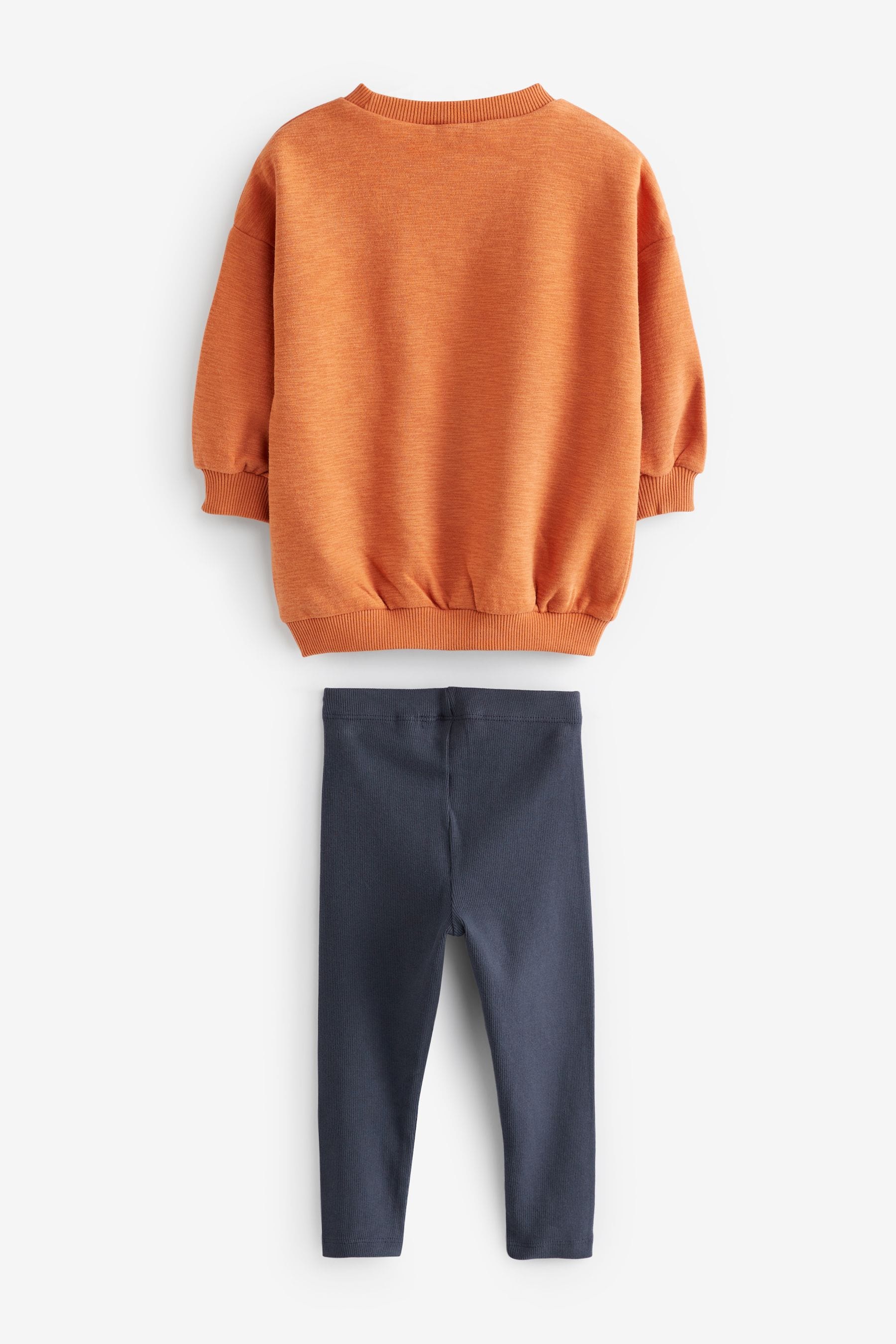 Orange Crew Sweatshirt and Leggings Set (3mths-7yrs)