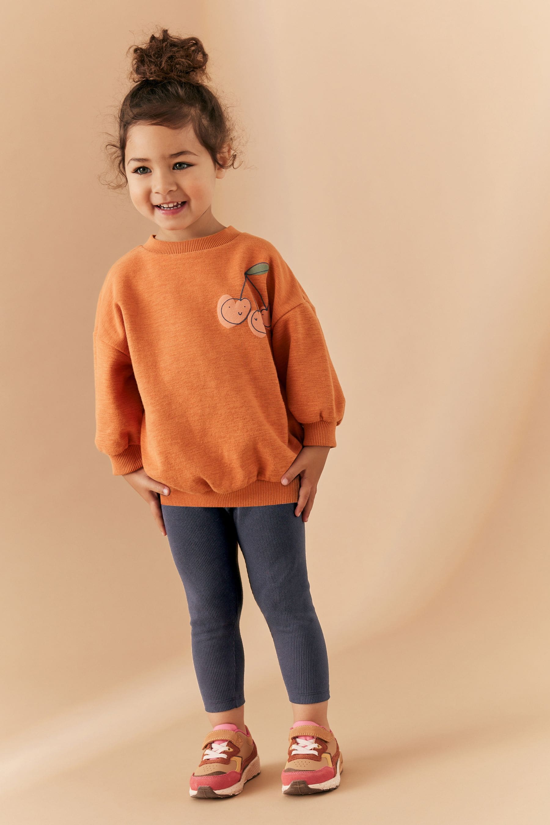 Orange Crew Sweatshirt and Leggings Set (3mths-7yrs)