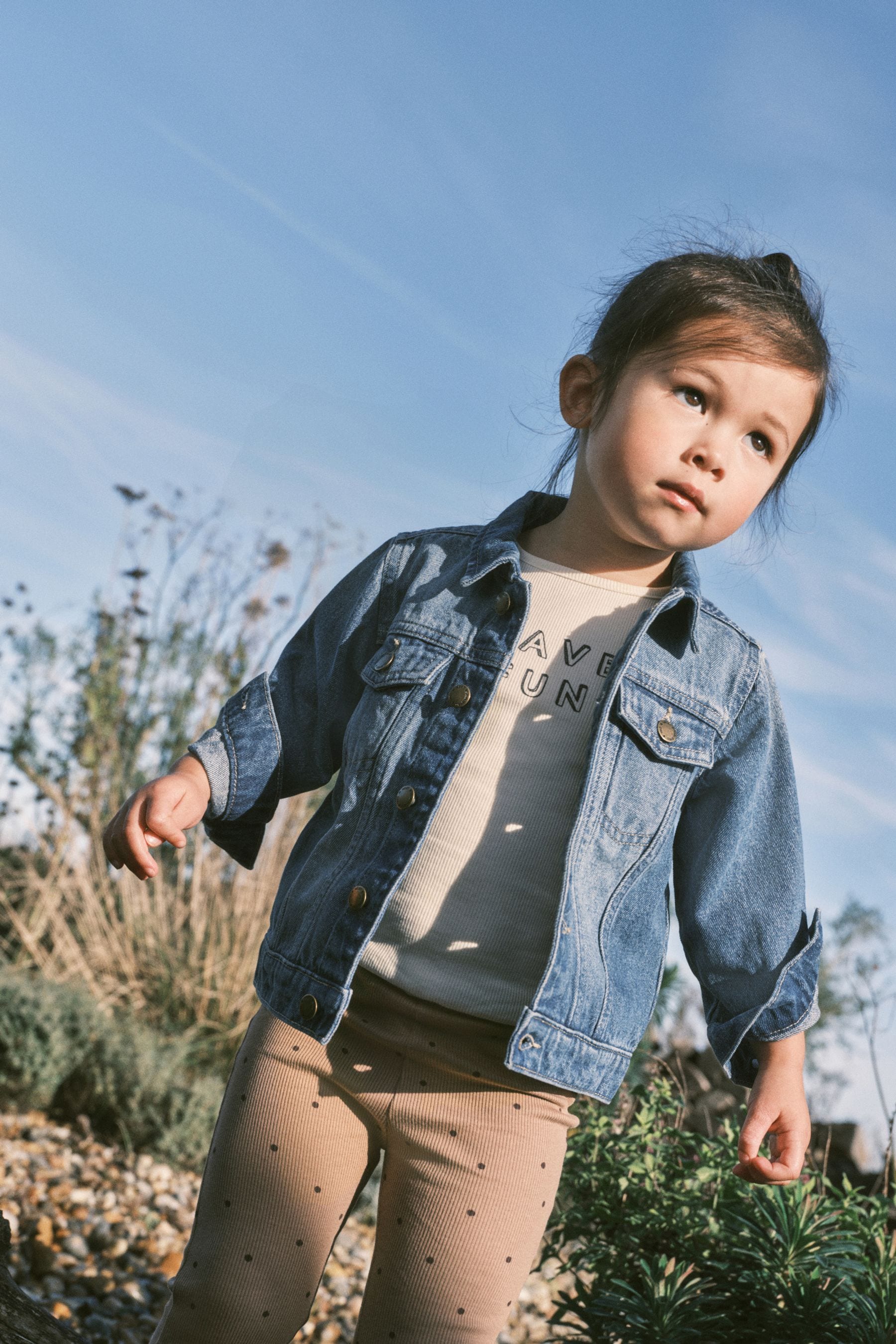 Brown Spot Flare Legging & Top Set (3mths-7yrs)