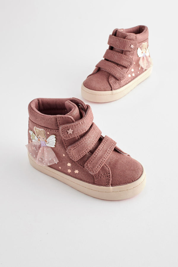 Fig Pink Fairy High Top Trainers