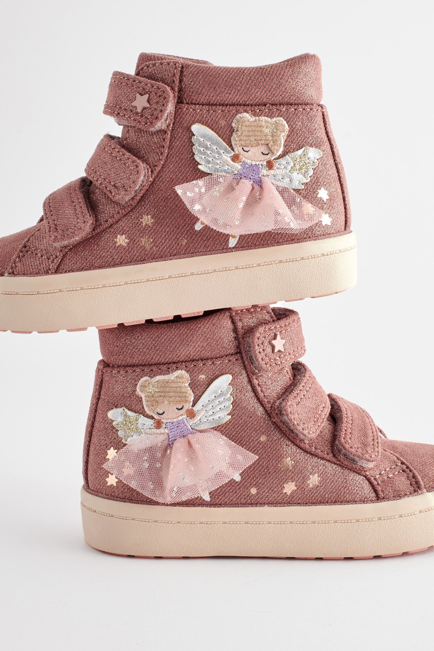 Fig Pink Fairy High Top Trainers