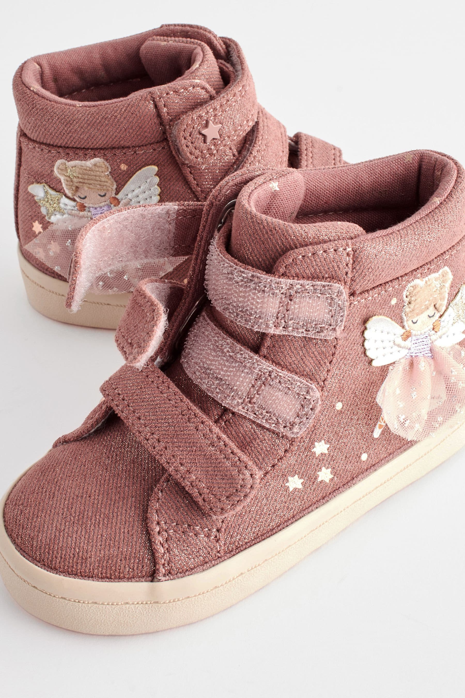 Fig Pink Fairy High Top Trainers