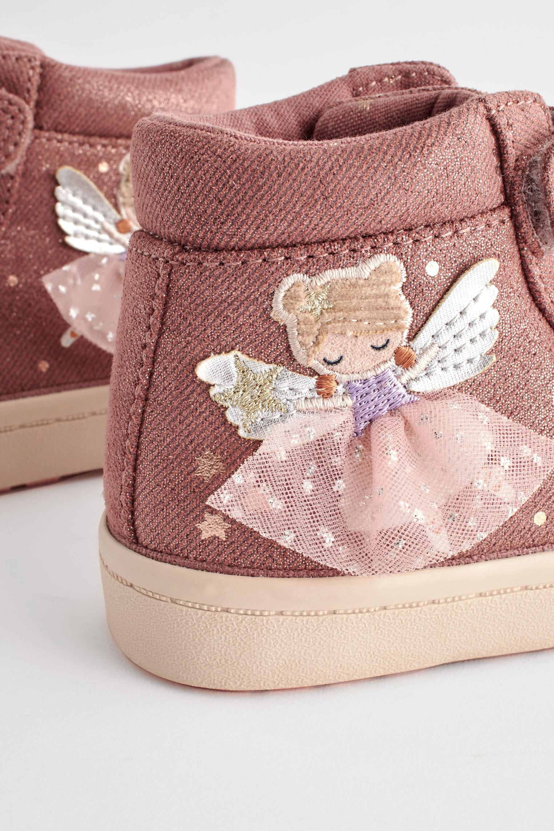 Fig Pink Fairy High Top Trainers