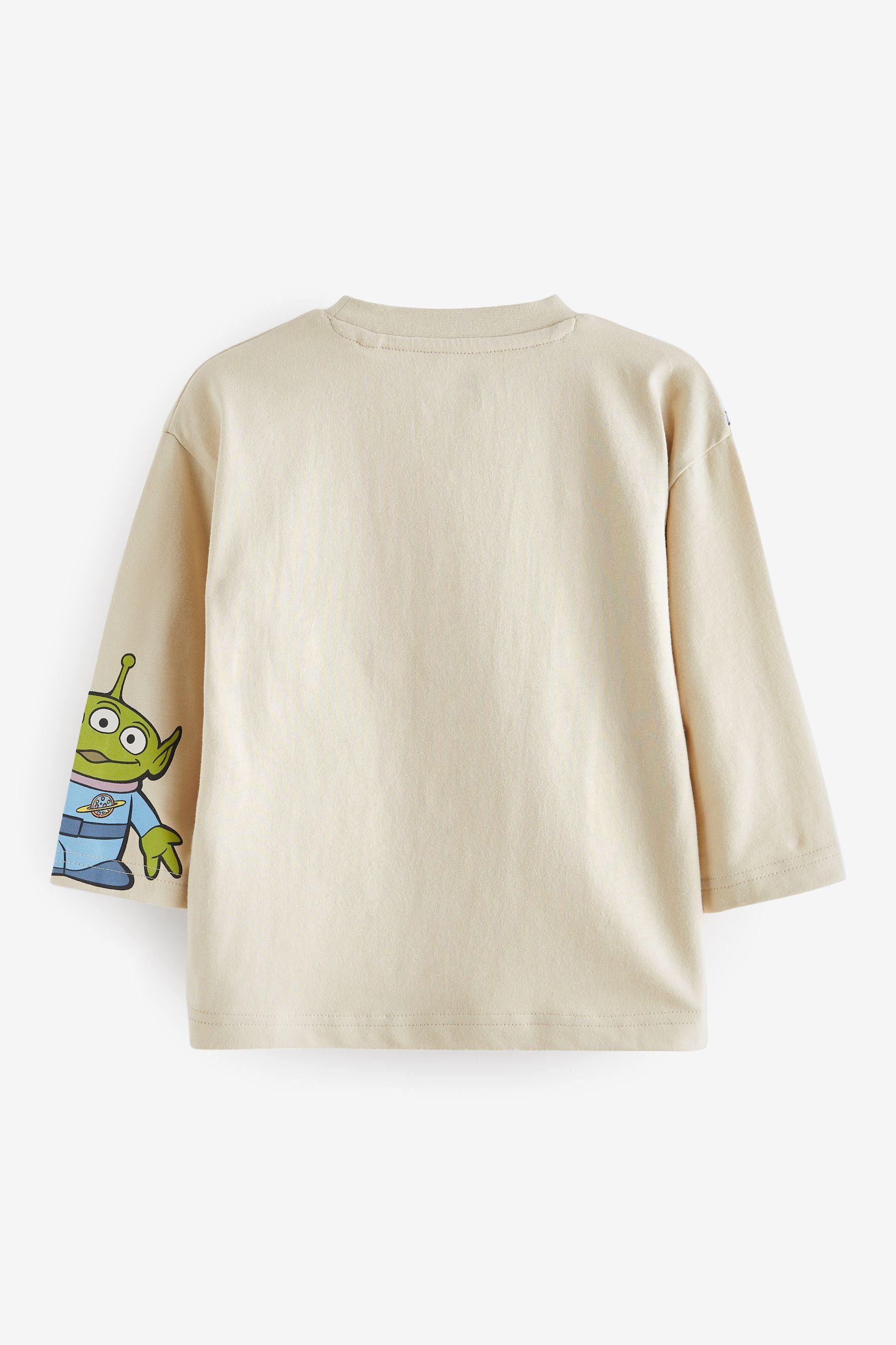 Neutral Cream Disney 100 Long Sleeve T-Shirt (3mths-8yrs)