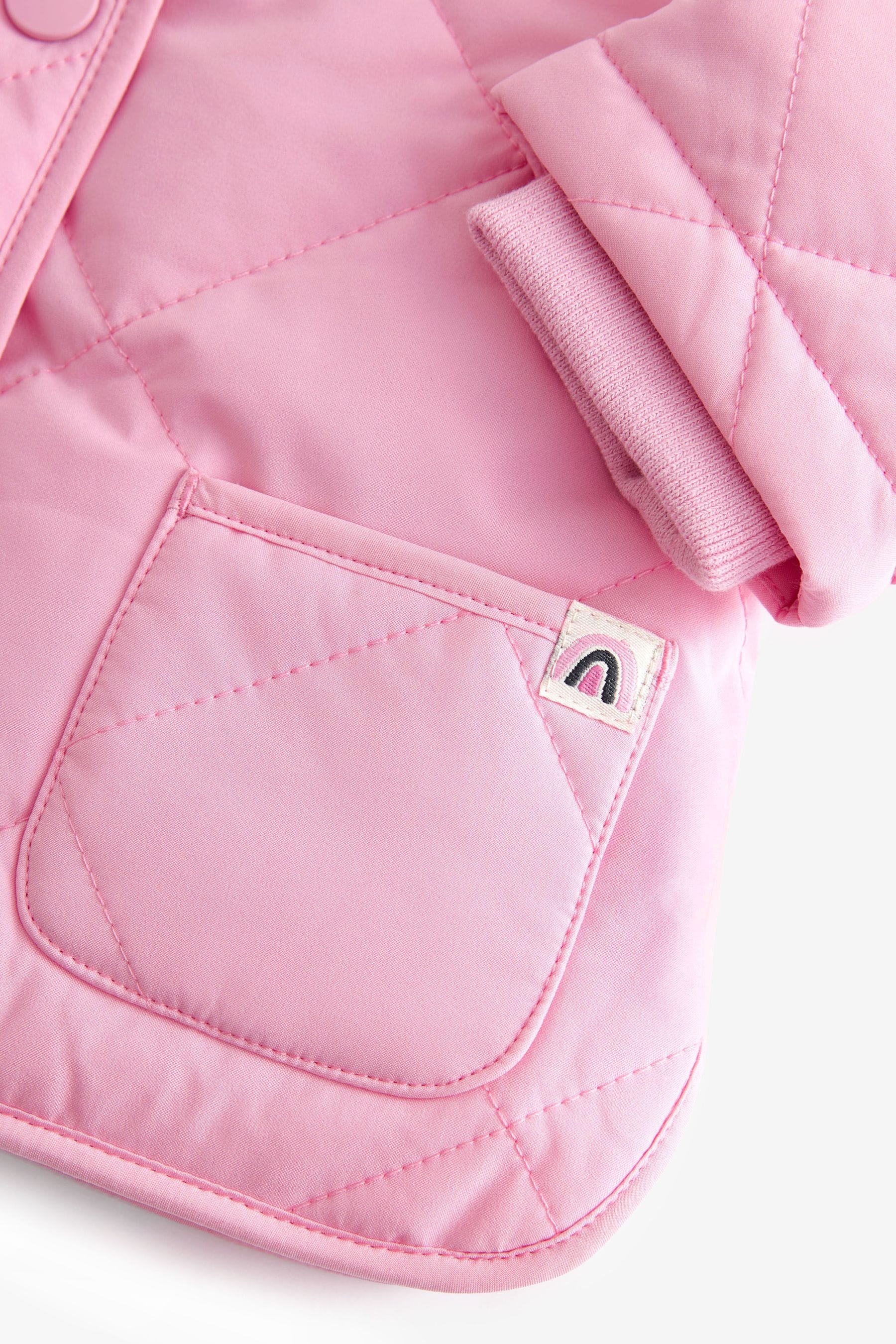 Pink Baby Quilted Jacket (0mths-2yrs)