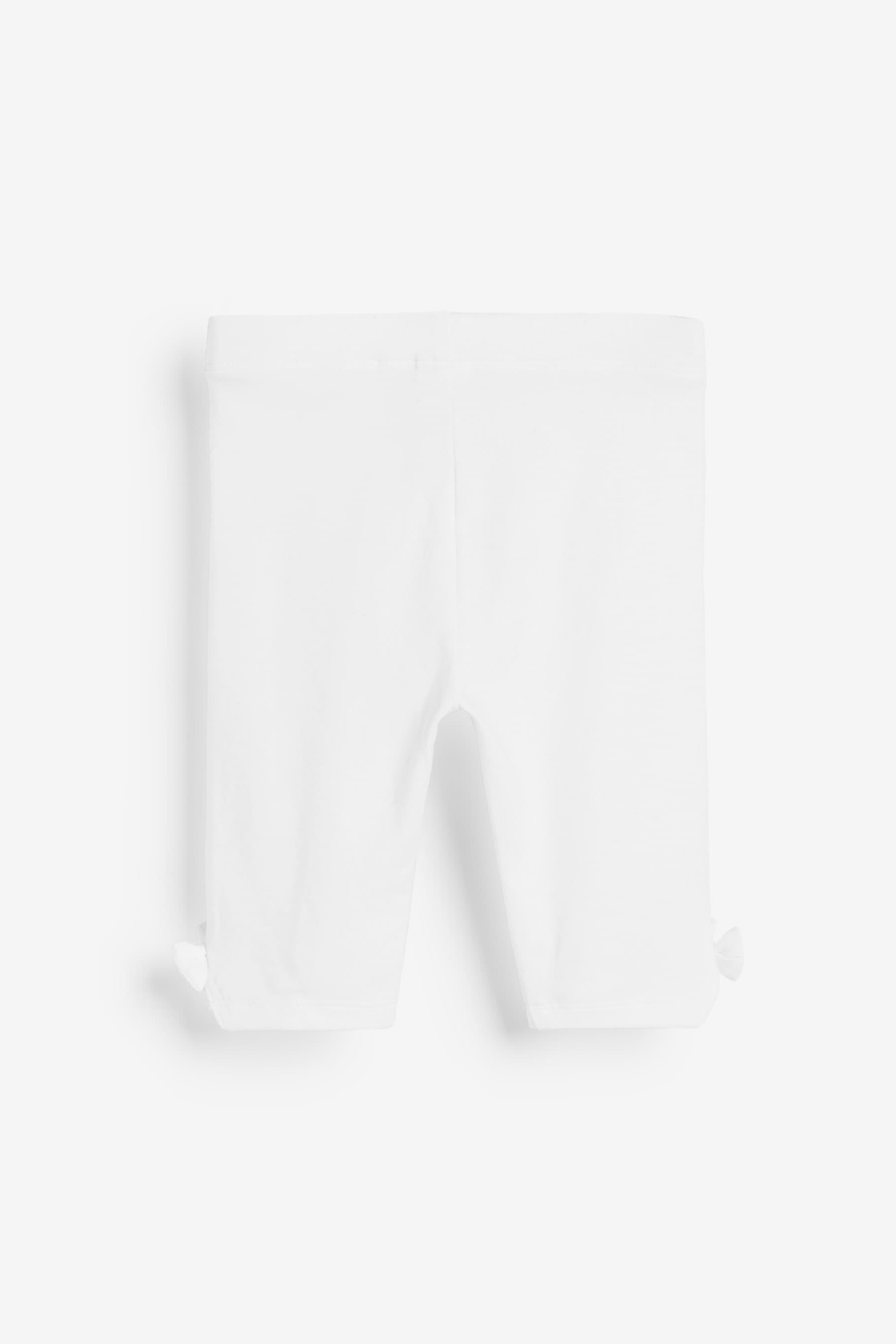 White Cropped Leggings (3mths-7yrs)