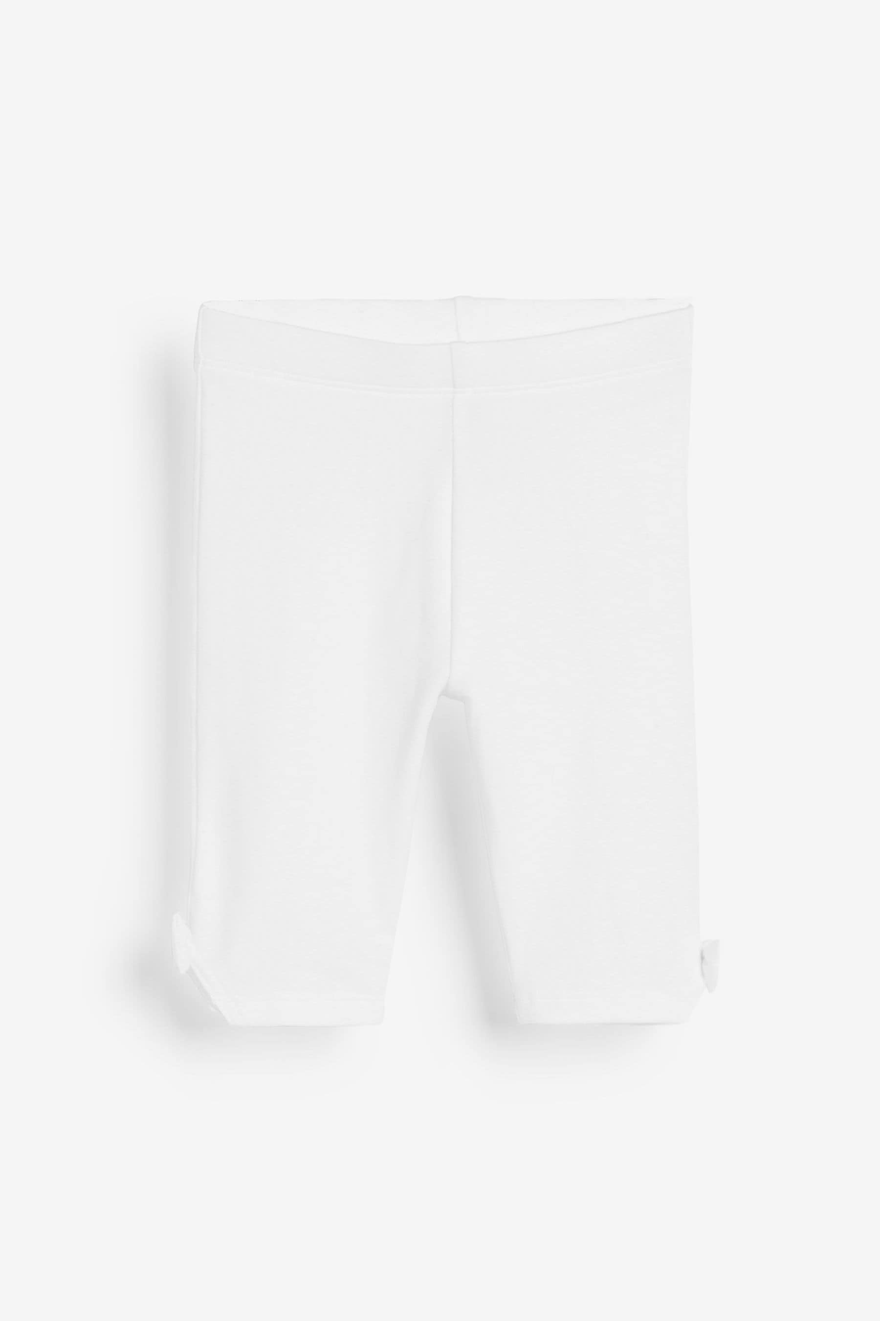 White Cropped Leggings (3mths-7yrs)