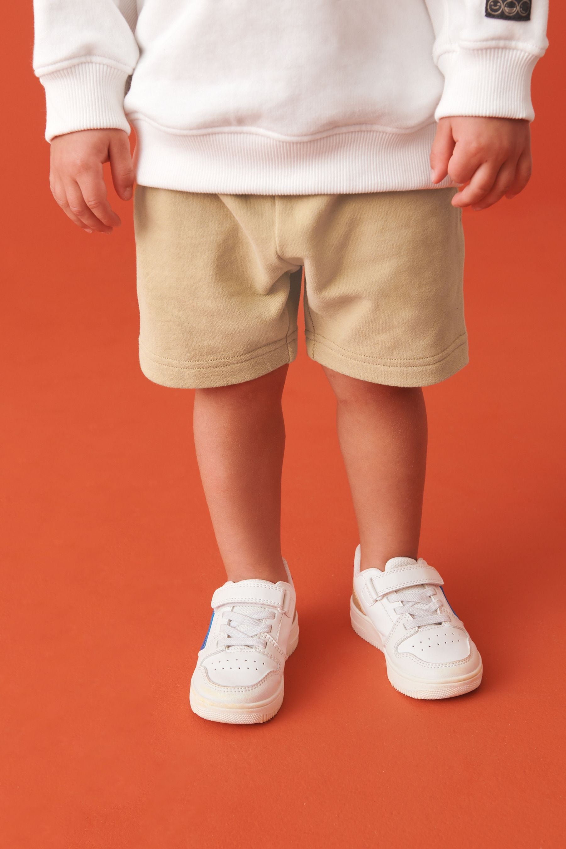 Ecru Off White Oversized Sweatshirt and Shorts Set (3mths-7yrs)