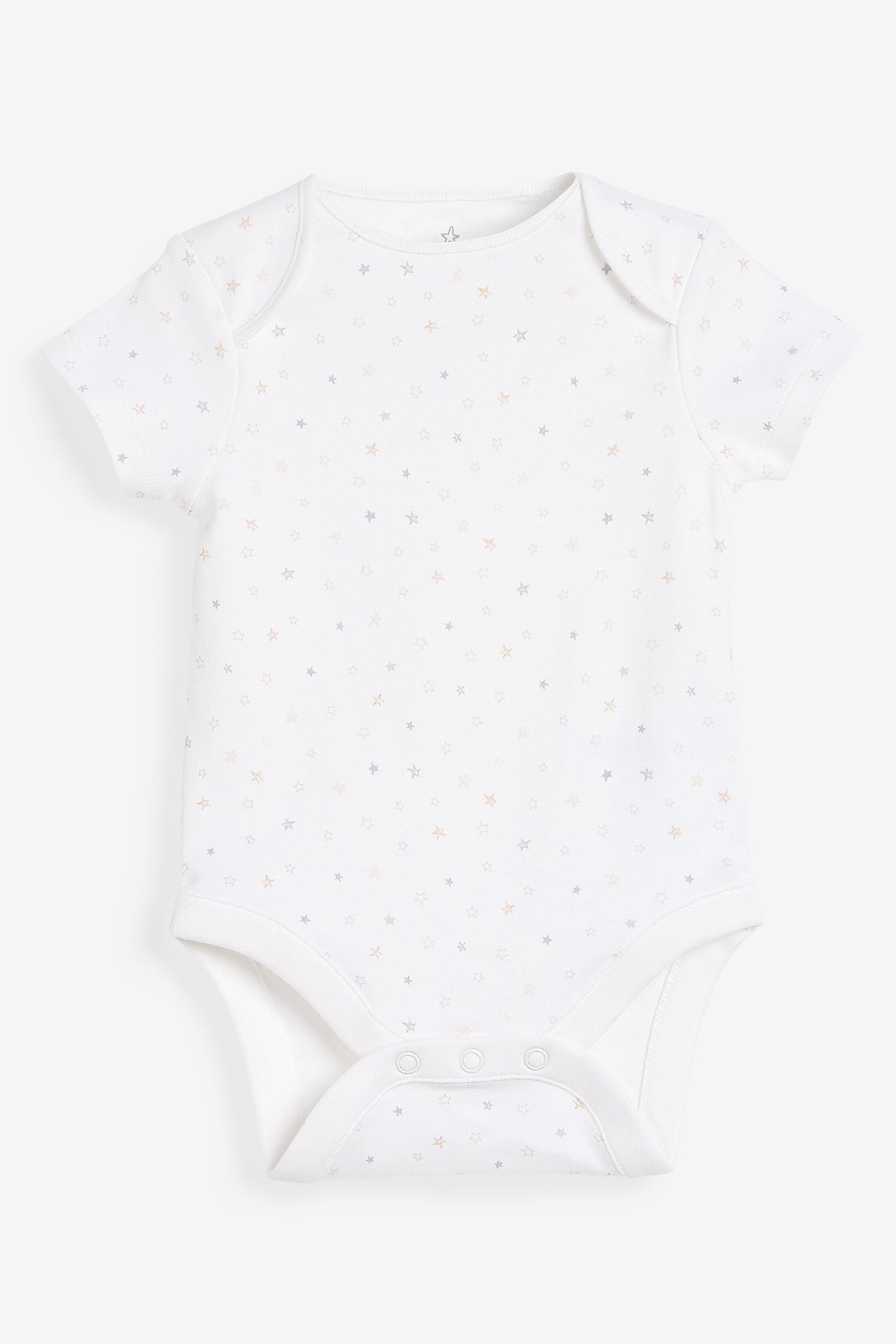 White Cotton Giraffe Baby Sleepsuit, Bodysuit, Bib & Hat Set (0-6mths)