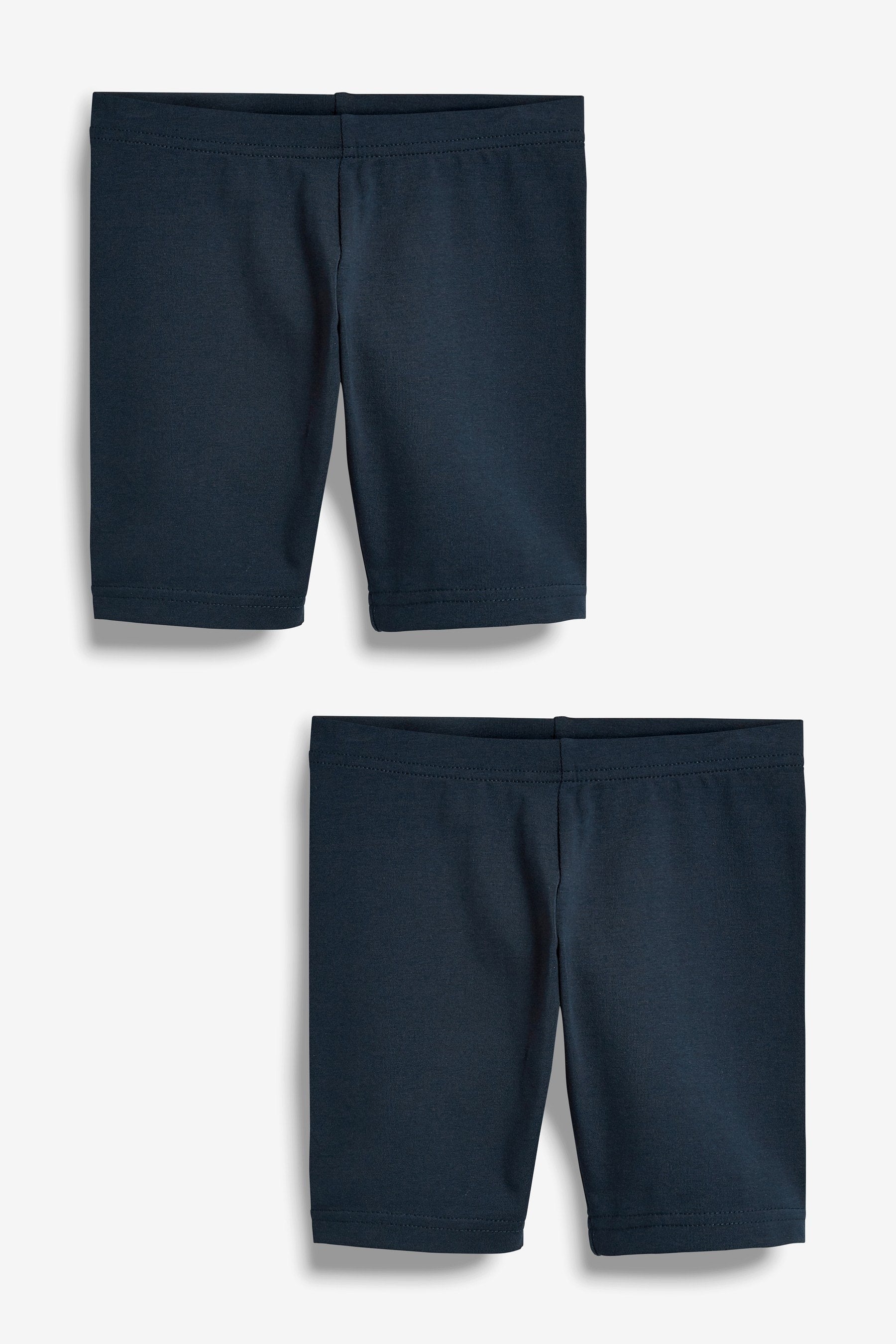 Navy Blue 2 Pack Cotton Rich Stretch Cycle Shorts (3-16yrs)