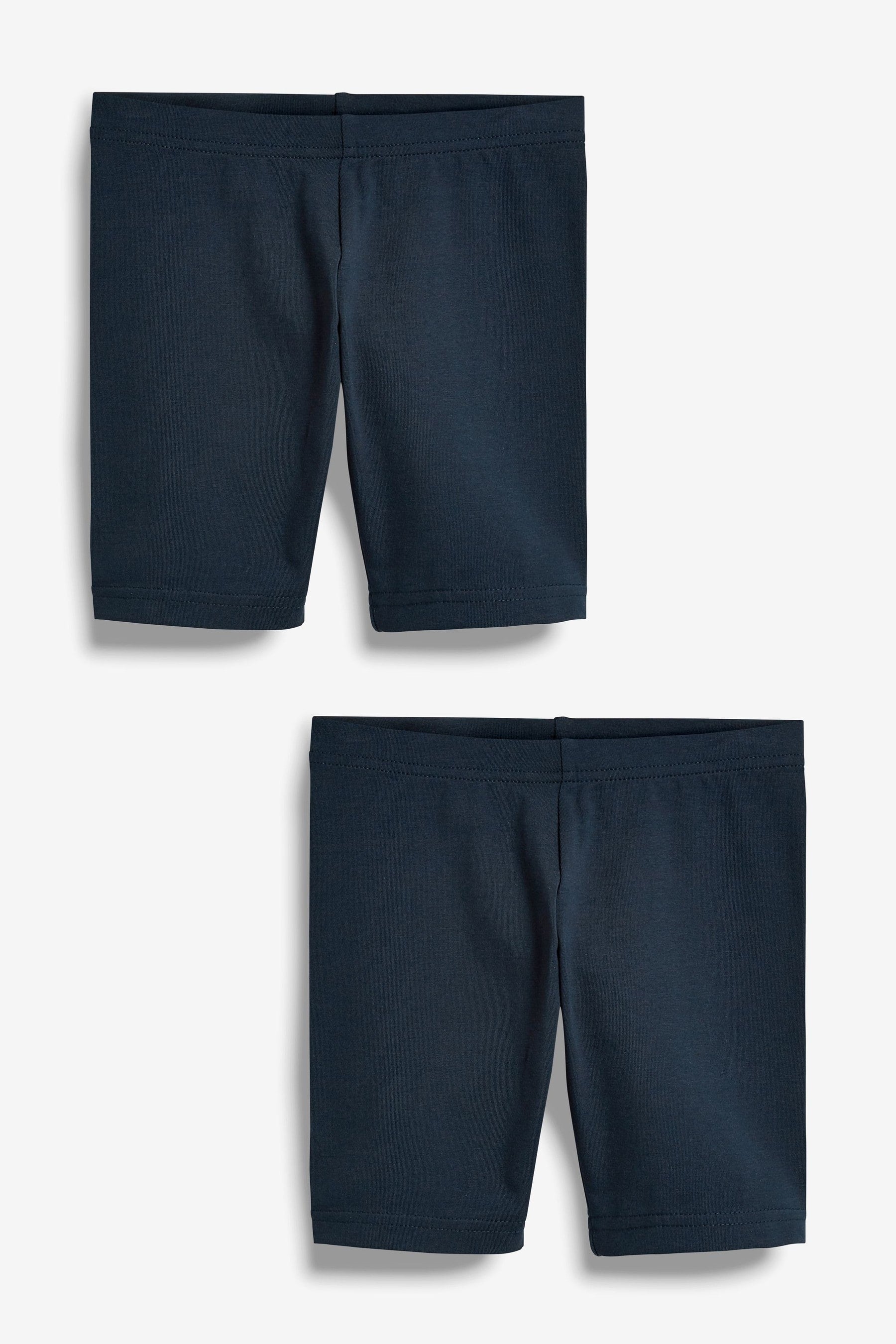 Navy Blue 2 Pack Cotton Rich Stretch Cycle Shorts (3-16yrs)