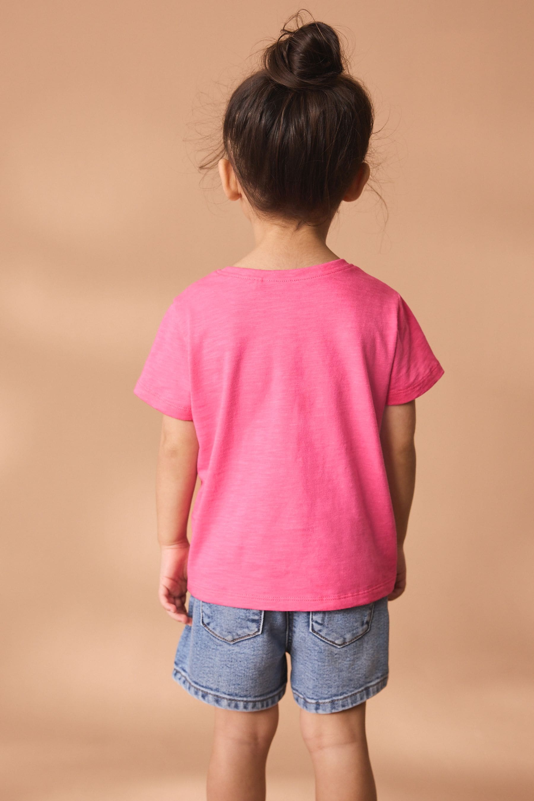 Pink Rainbow Short Sleeve Sequin T-Shirt (9mths-7yrs)