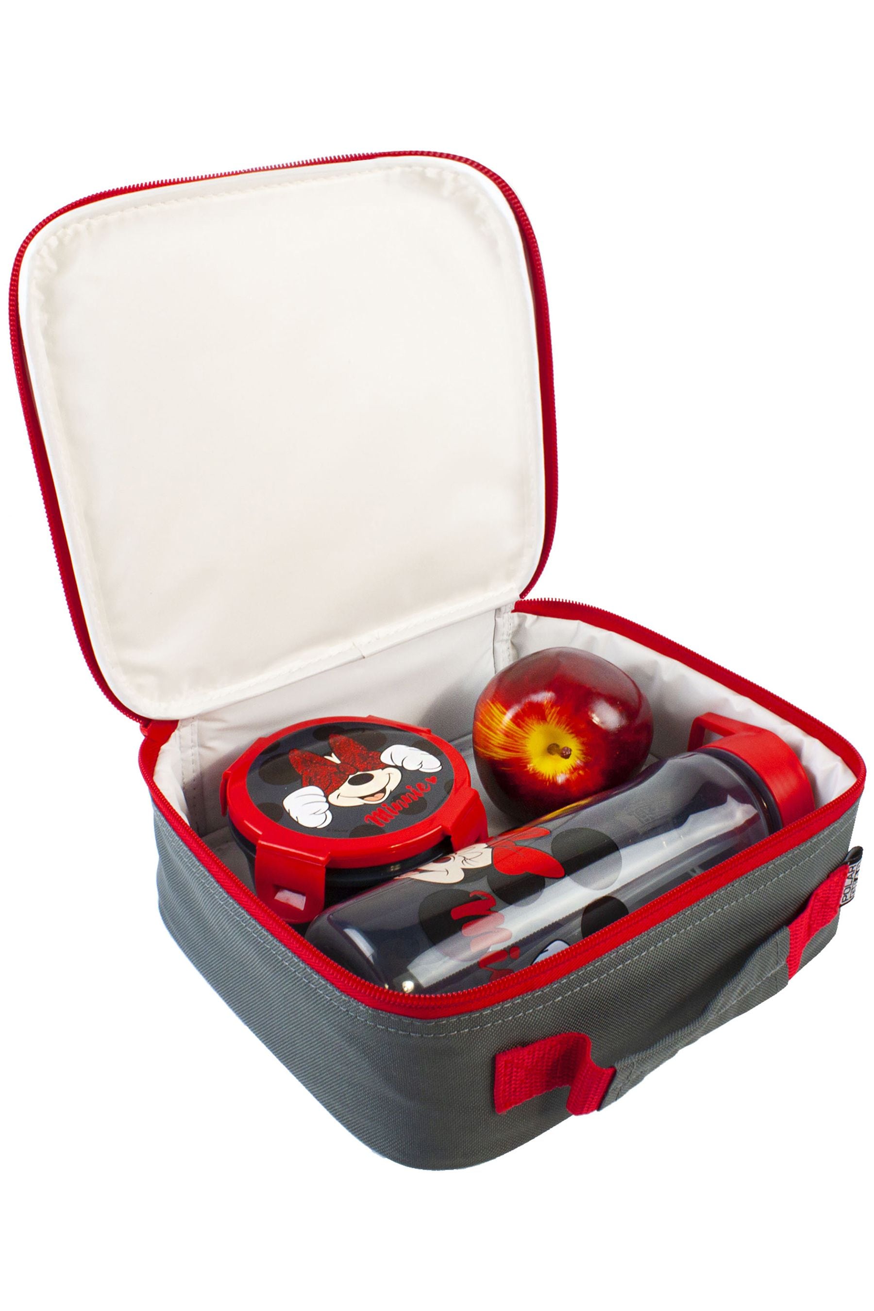 Red Minnie Mouse Vanilla Underground Licensing Lunch Box Set