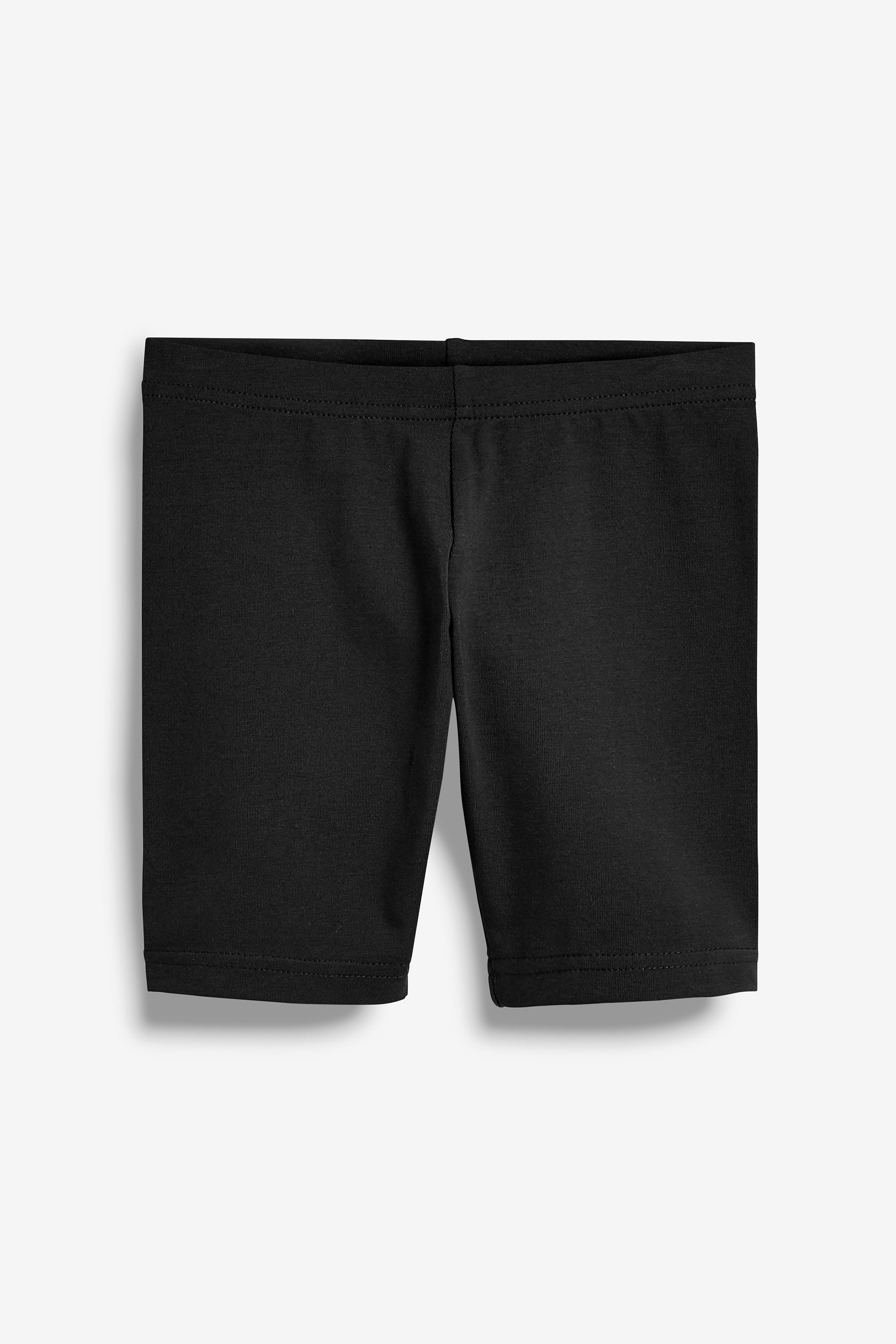 Black 2 Pack Cotton Rich Stretch Cycle Shorts (3-16yrs)