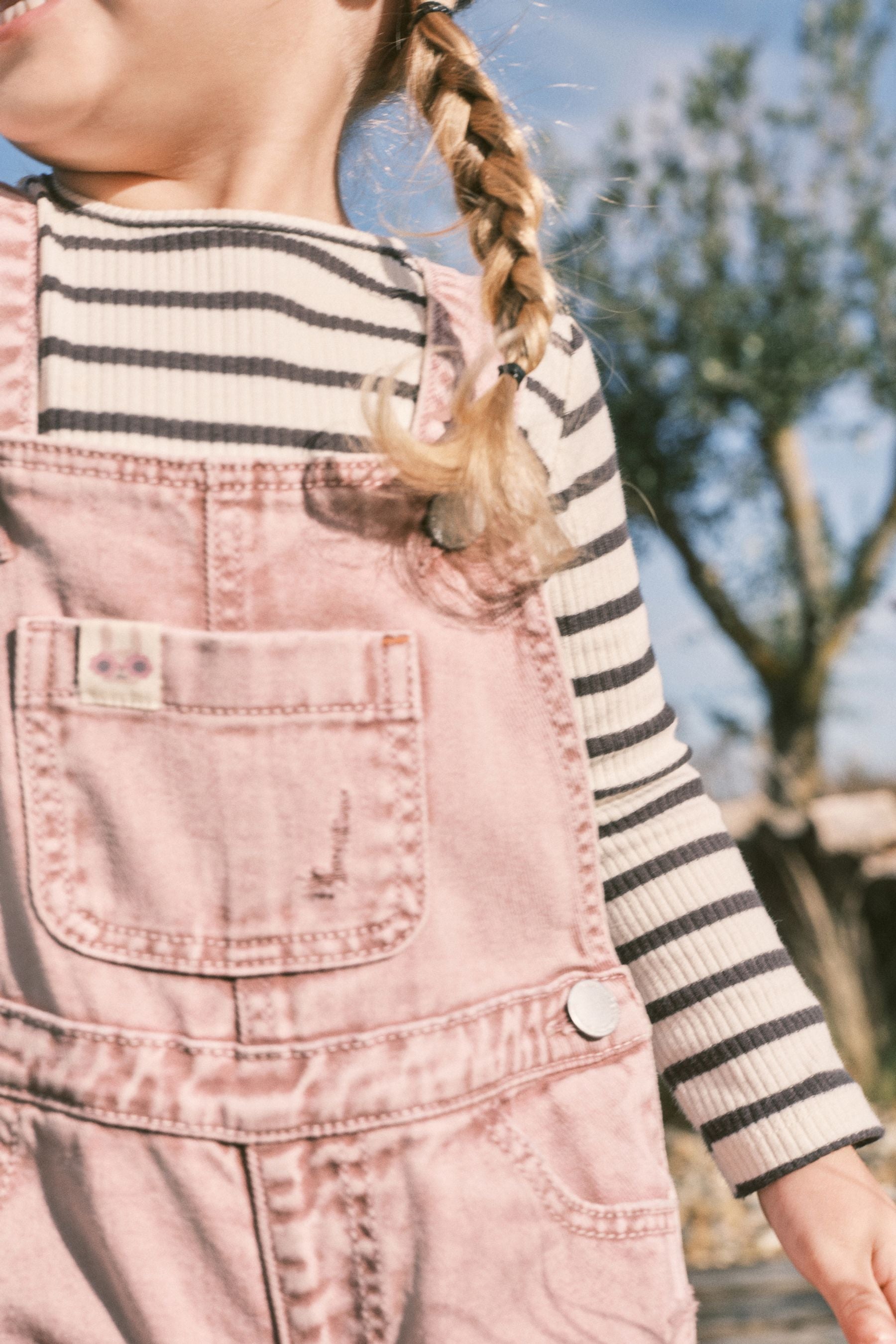 Pink Dungarees (3mths-7yrs)