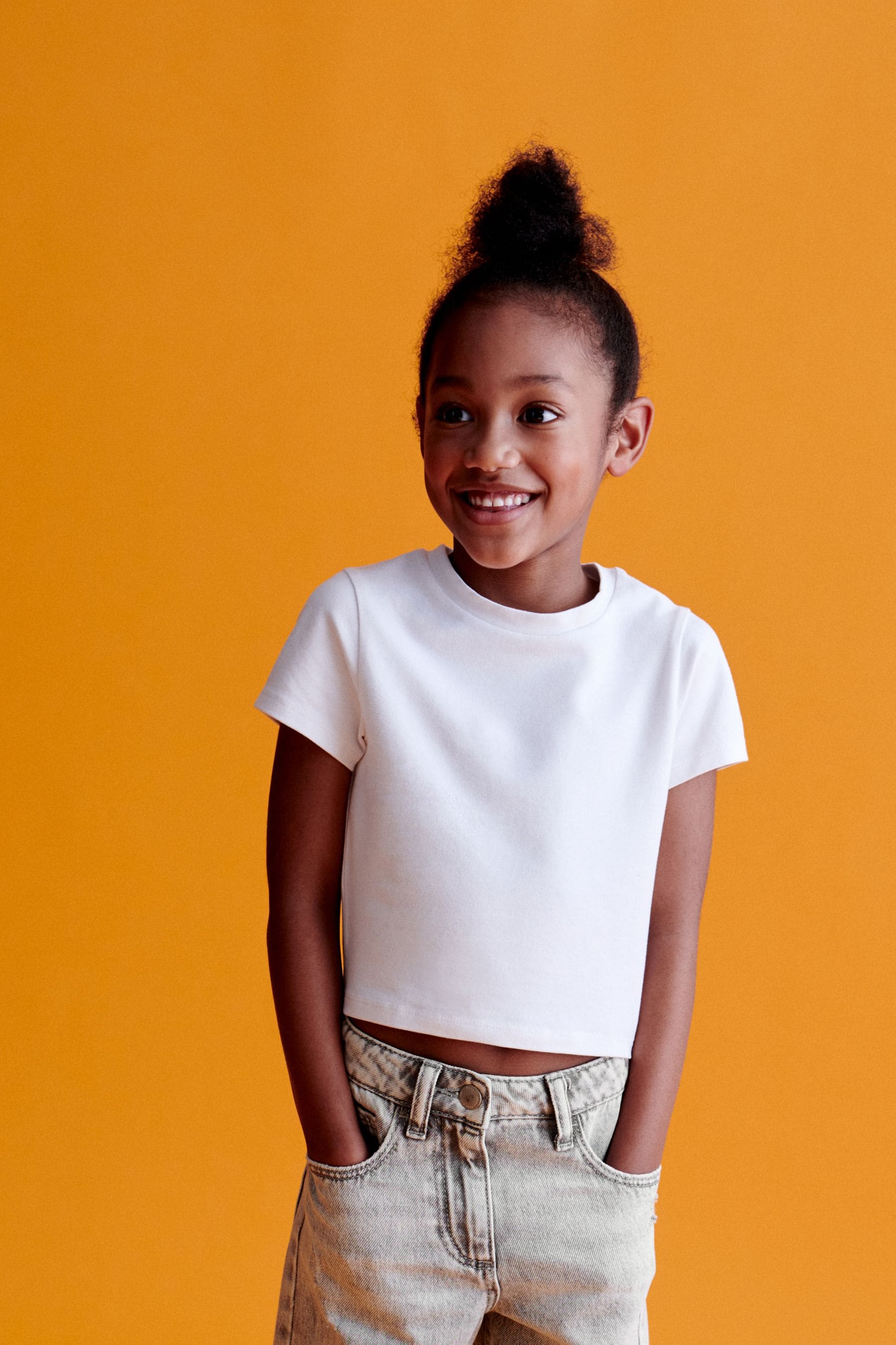 White Boxy T-Shirt (3-16yrs)