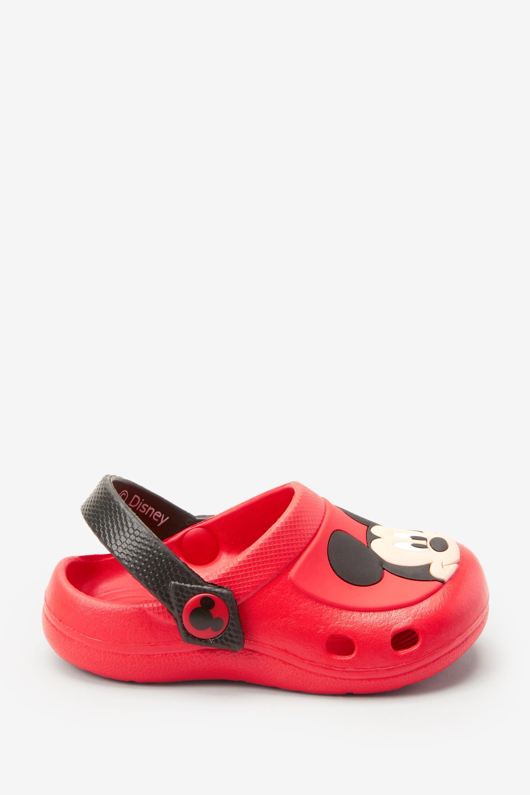 Red Mickey Mouse Clogs