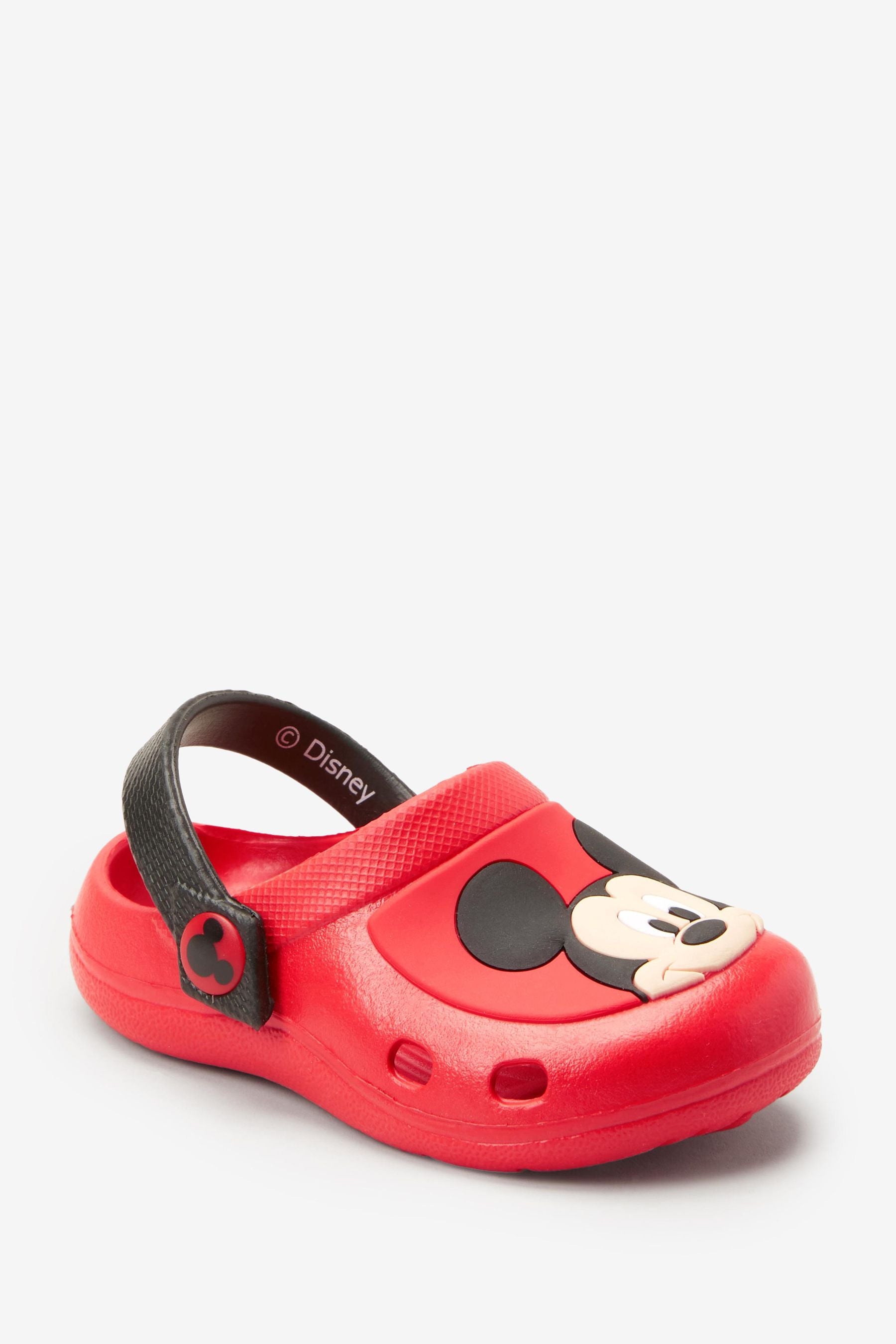 Red Mickey Mouse Clogs