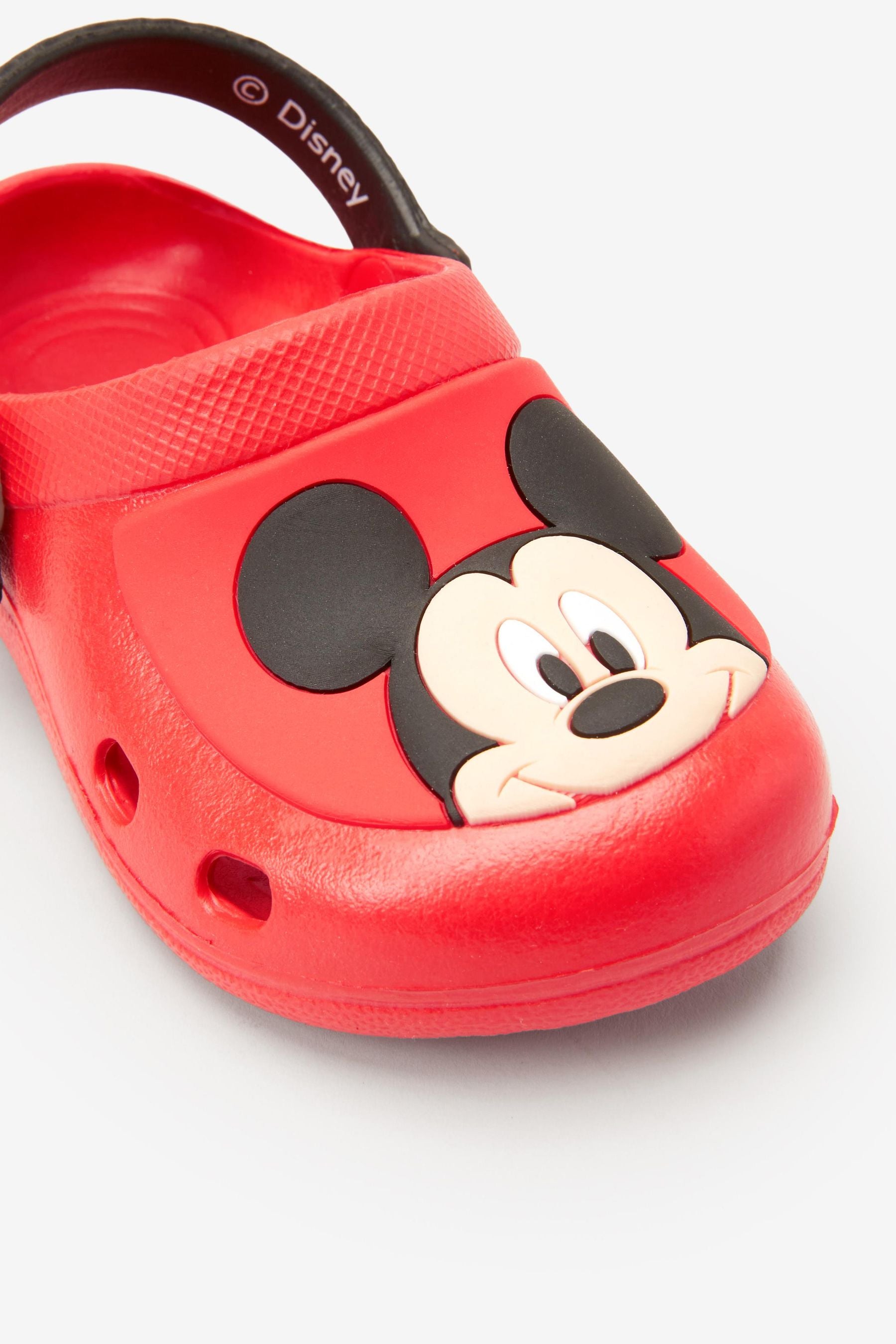 Red Mickey Mouse Clogs