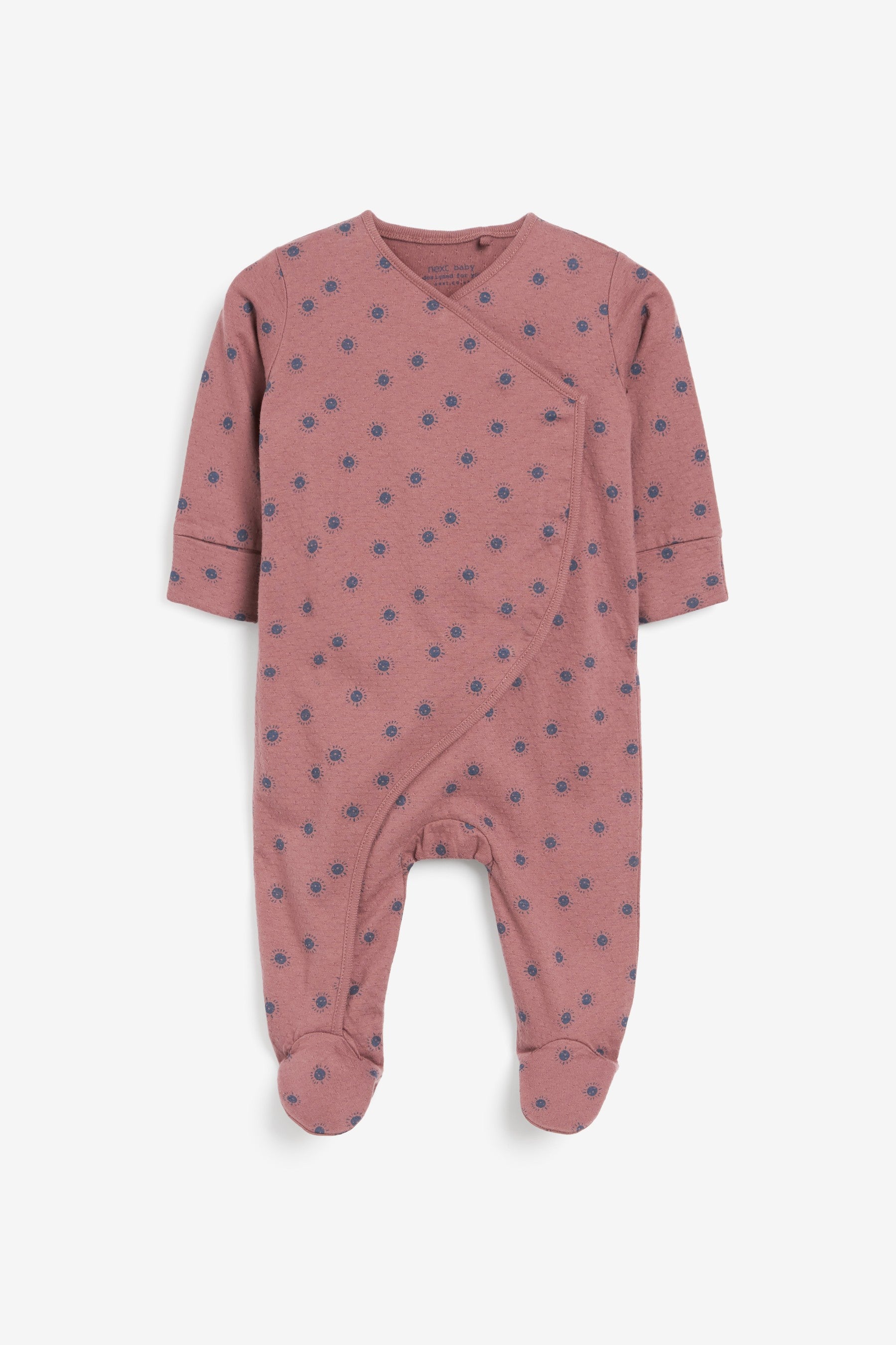 Berry Red Baby Wrap Sleepsuit (0mths-2yrs)