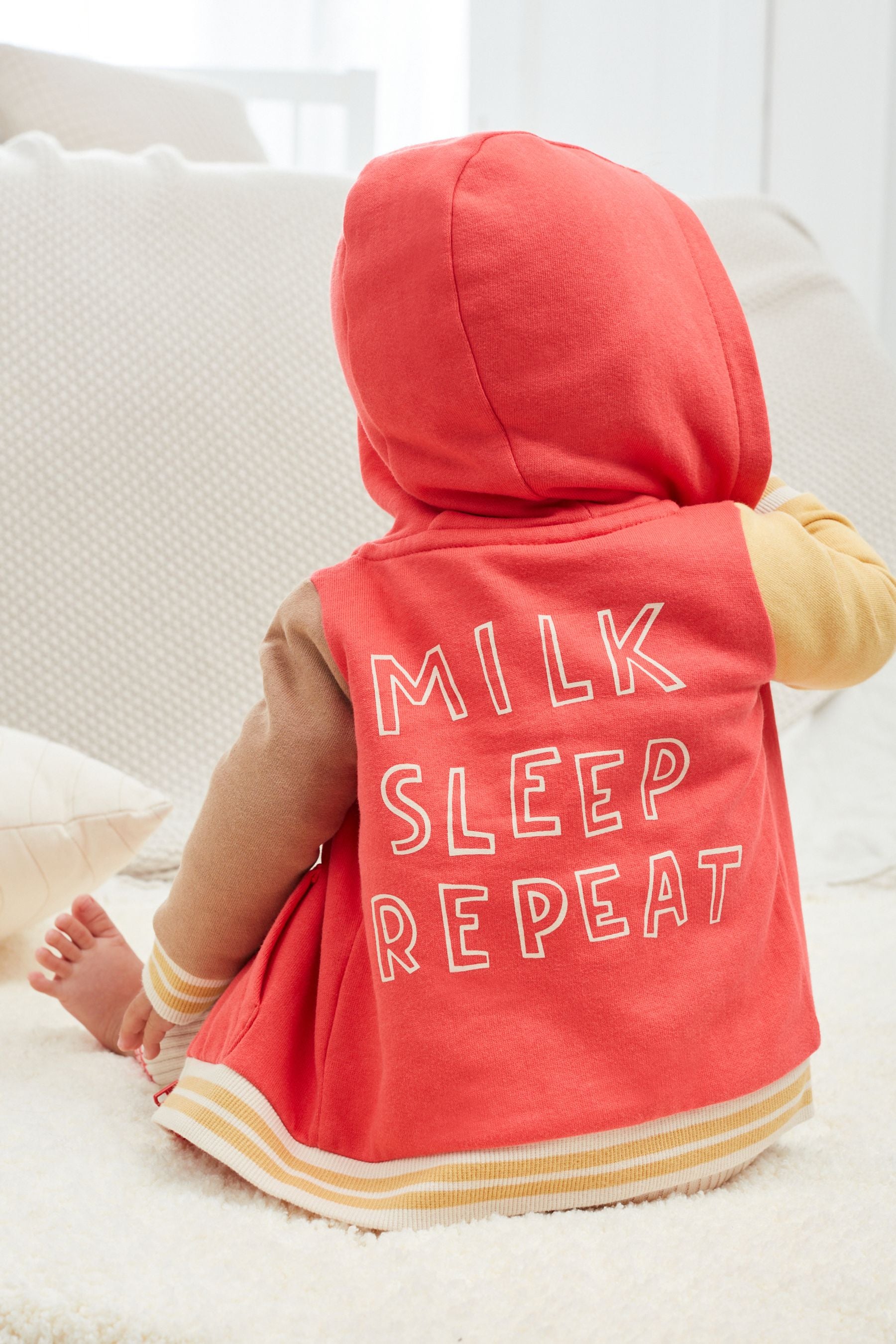 Red Milk Baby Dungarees And Jacket 3 Piece Set