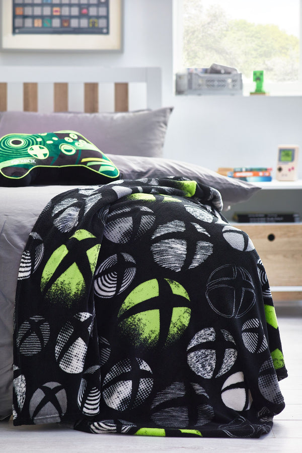 Black Teddy Xbox Supersoft Fleece Throw