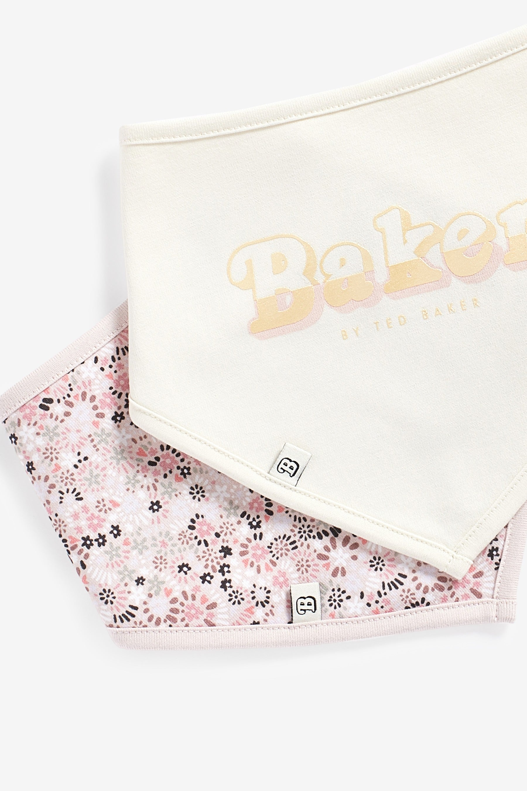 Baker by Ted Baker Pink Bibs 2 Pack