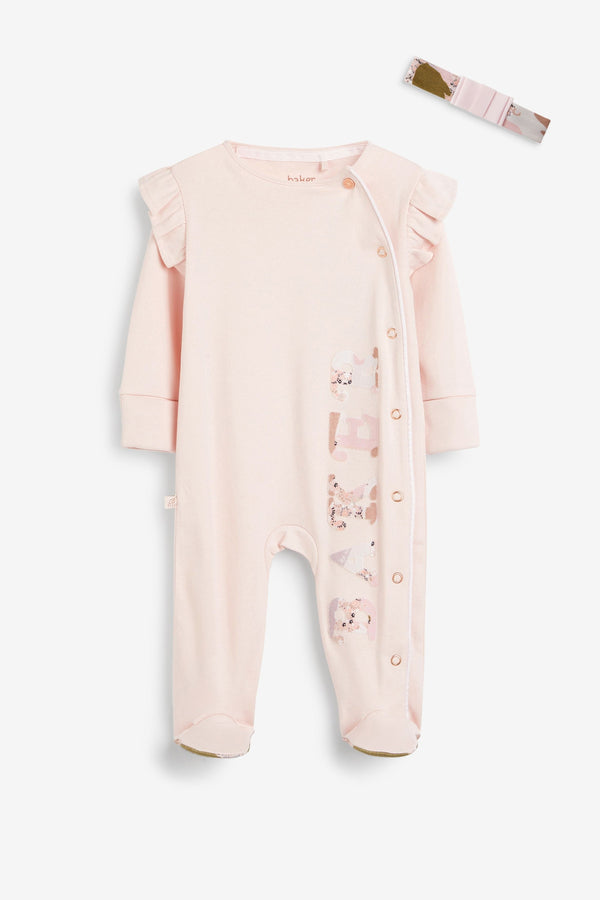 Baker by Ted Baker Pink Sleepsuit