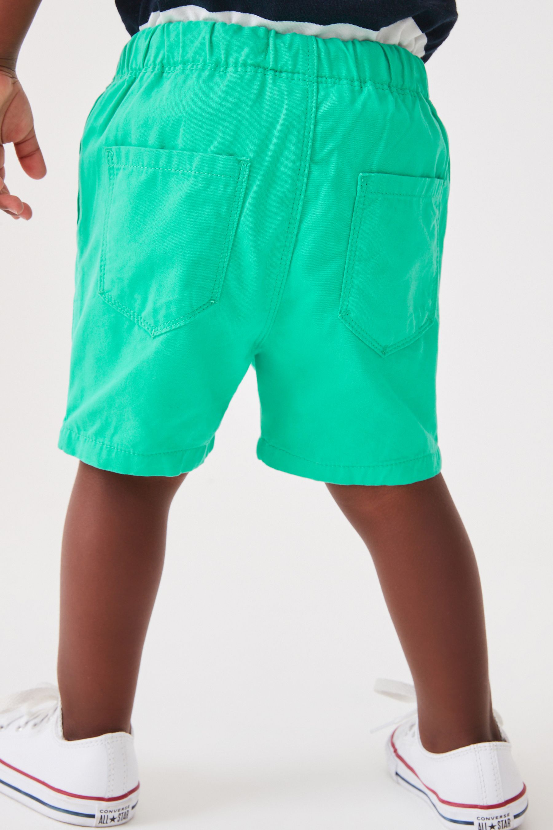 Green Pull-On Shorts (3mths-7yrs)