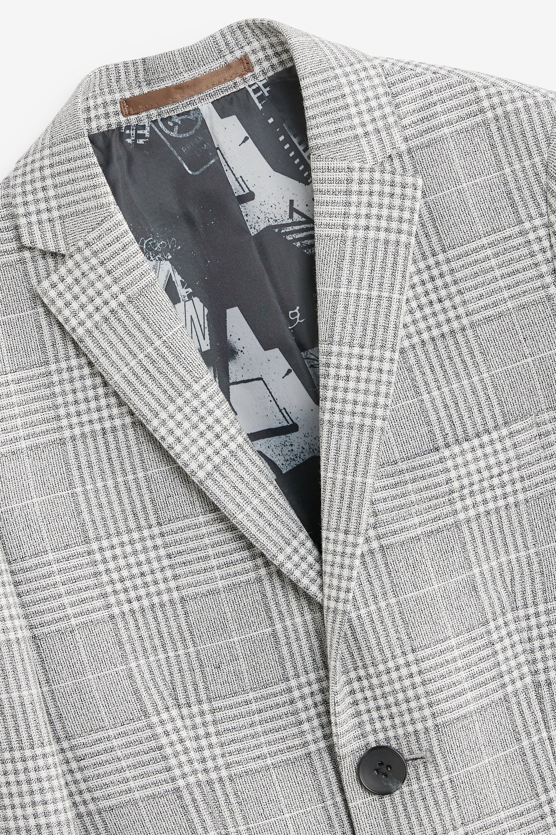 Grey Check Suit: Jacket (12mths-16yrs)