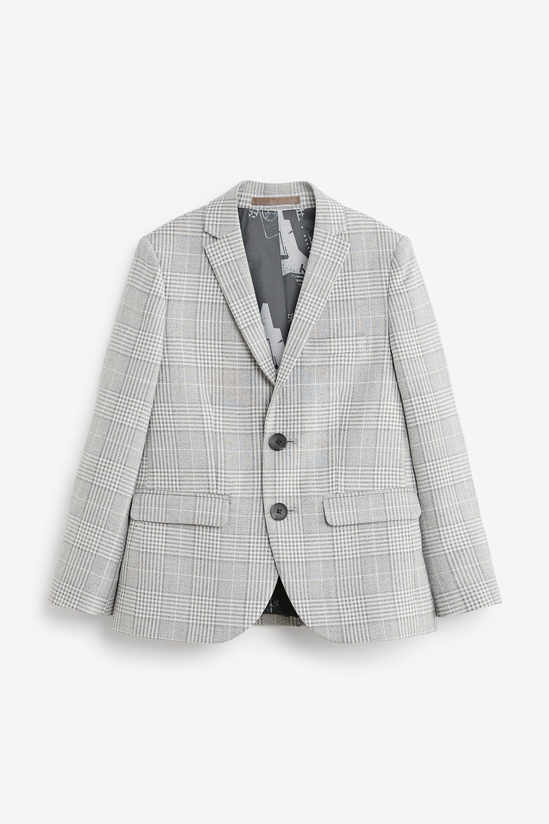 Grey Check Suit: Jacket (12mths-16yrs)