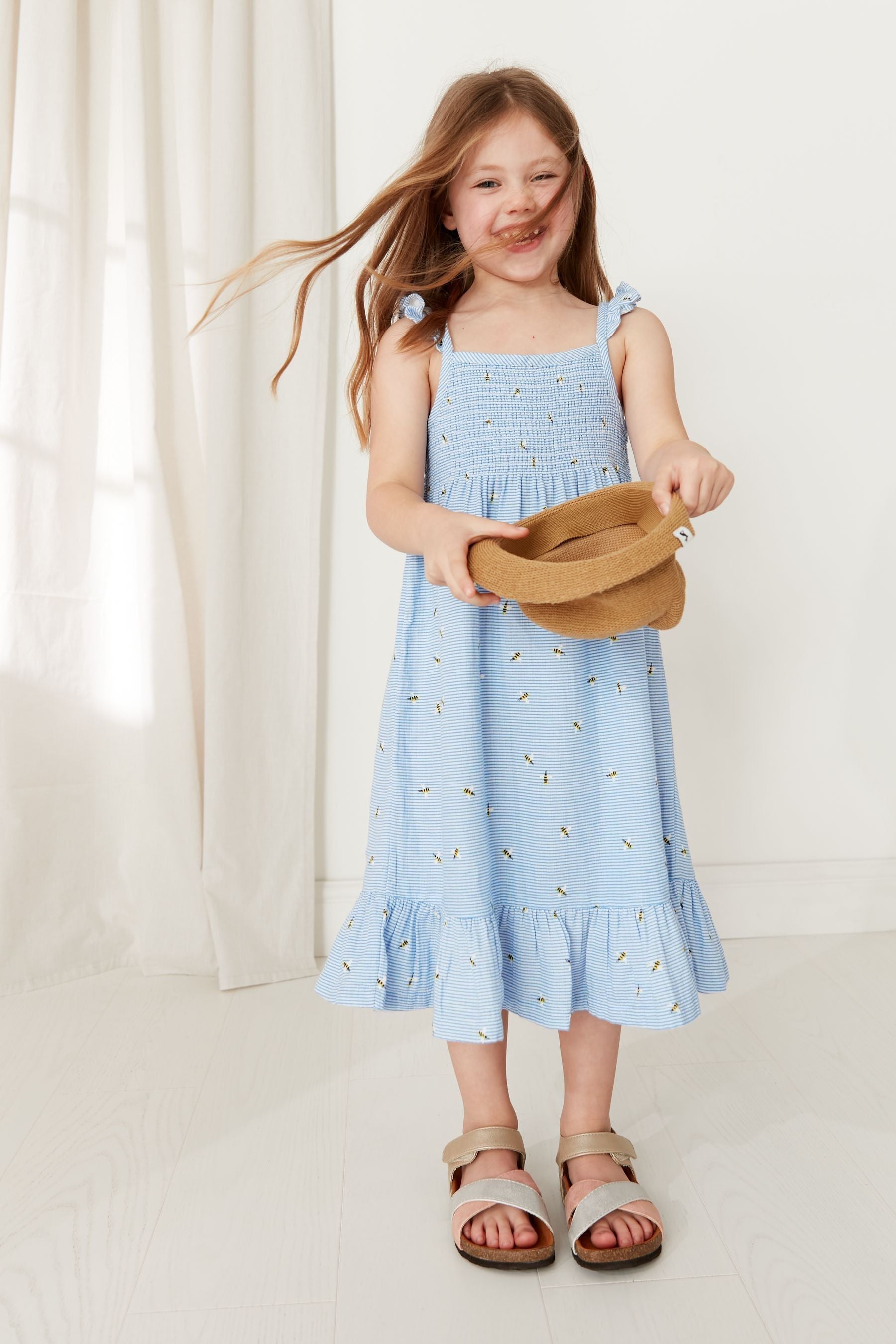 Joules Blue Lucia Woven Dress