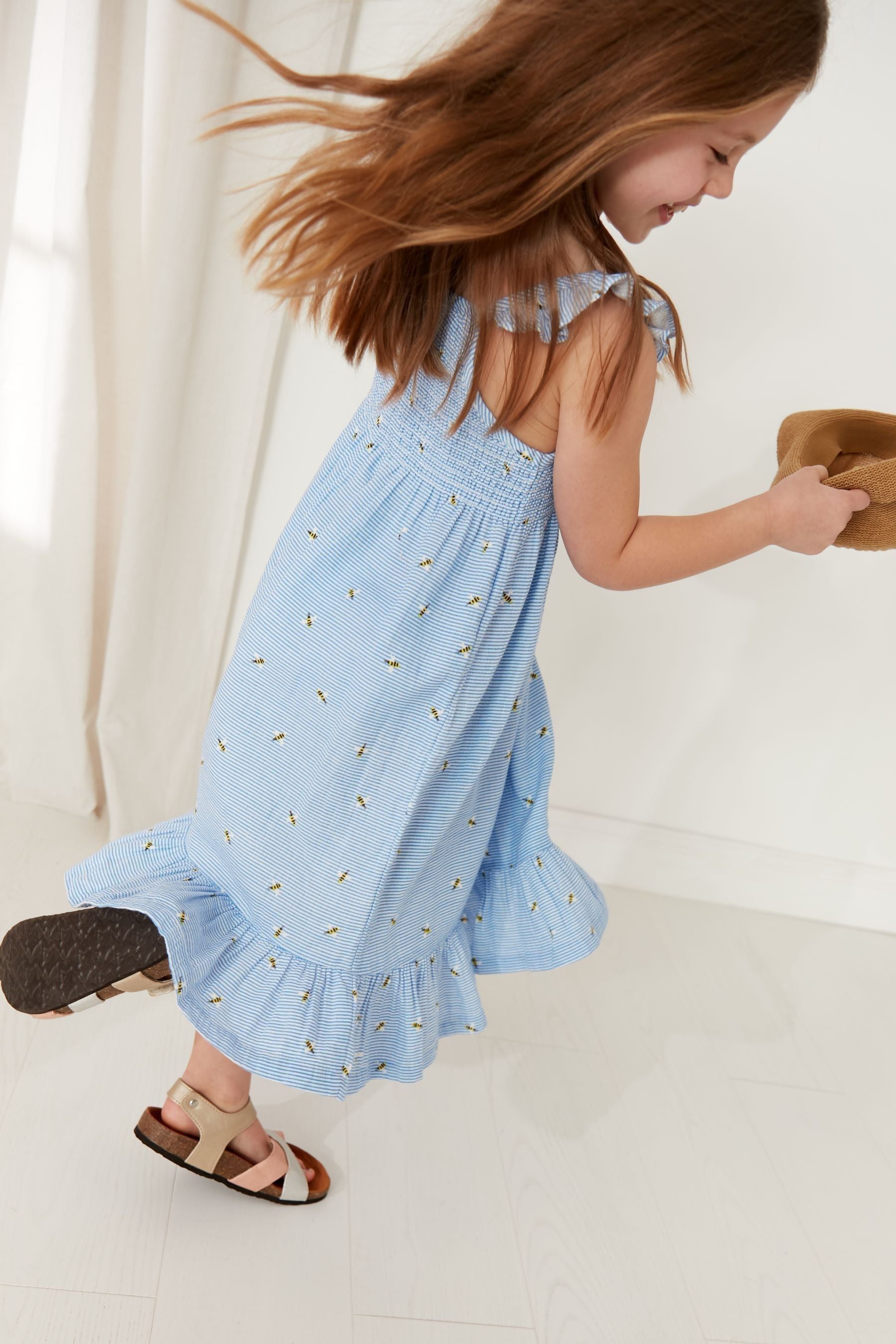 Joules Blue Lucia Woven Dress