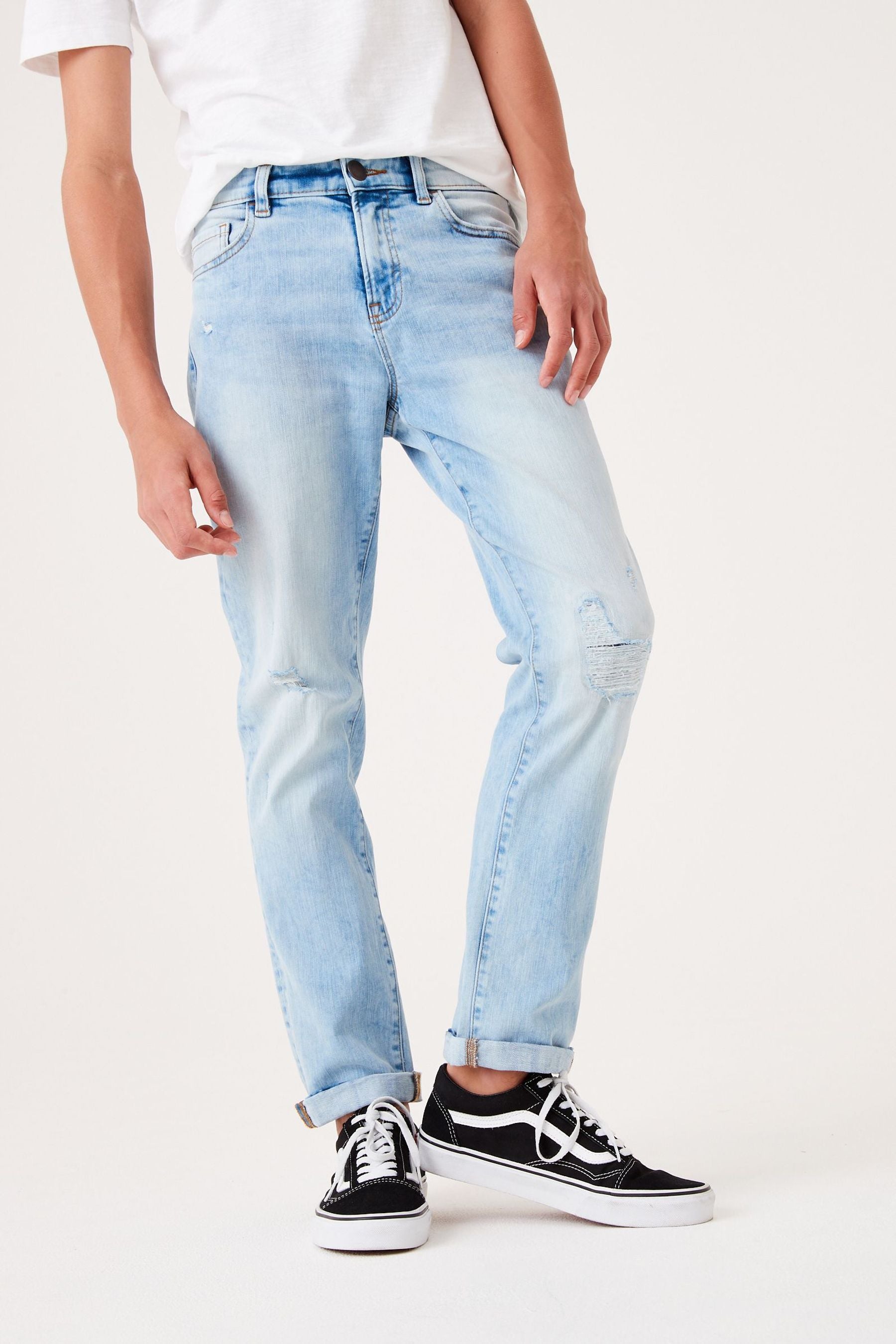 Bleach Blue Distressed Jeans (3-16yrs)