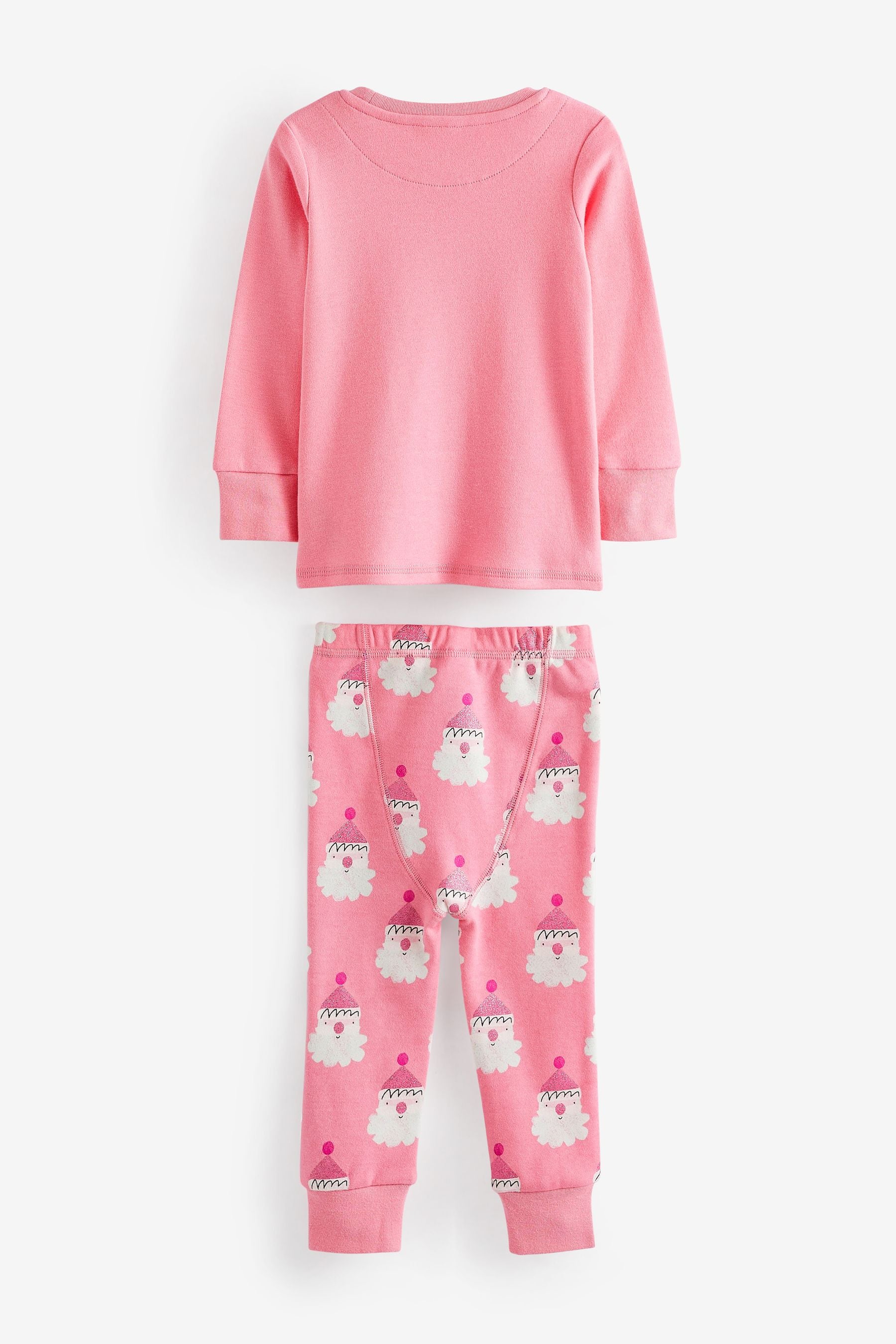 Pink Santa Christmas Pyjamas (9mths-12yrs)