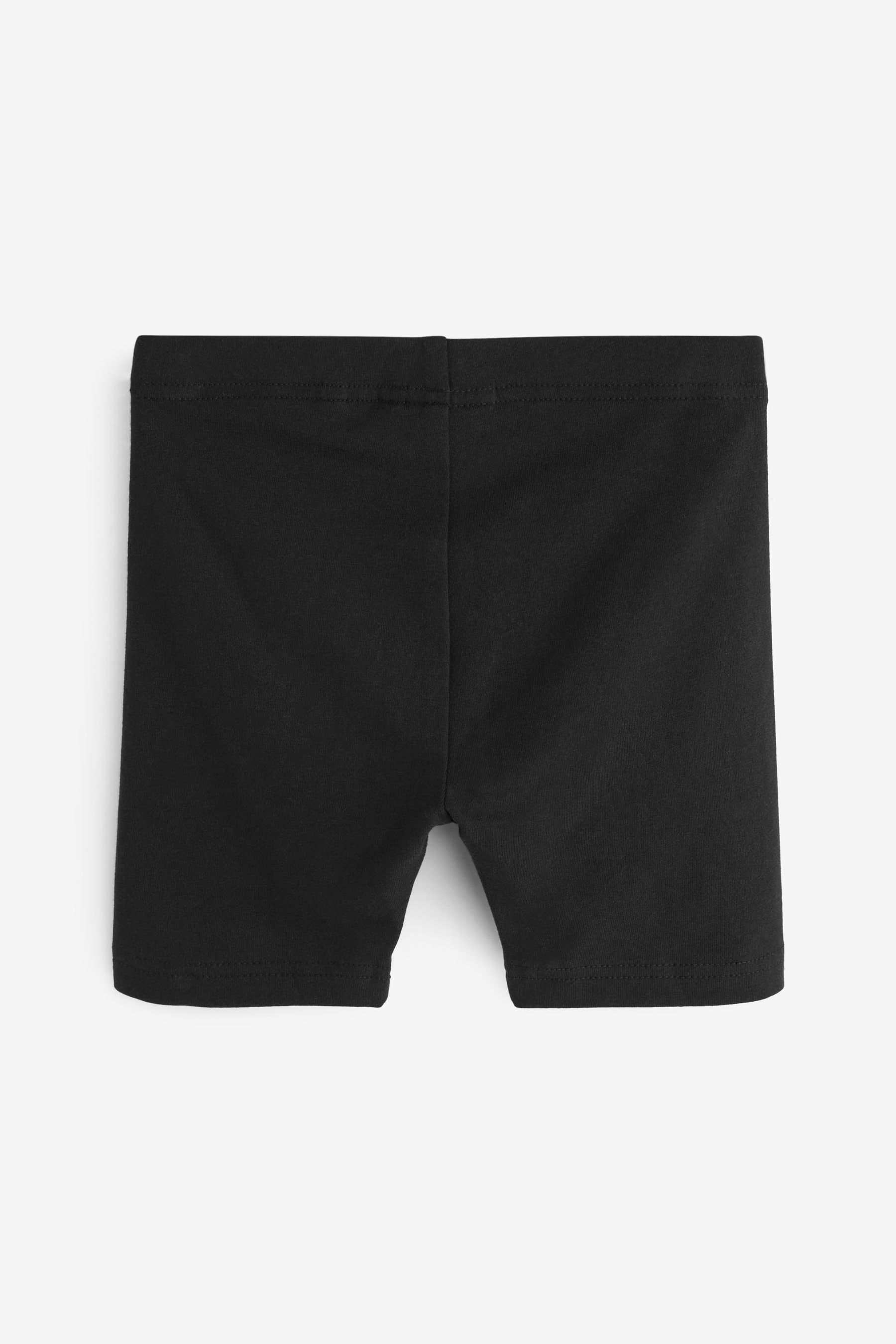 Black 5 Pack Cotton Rich Stretch Cycle Shorts (3-16yrs)