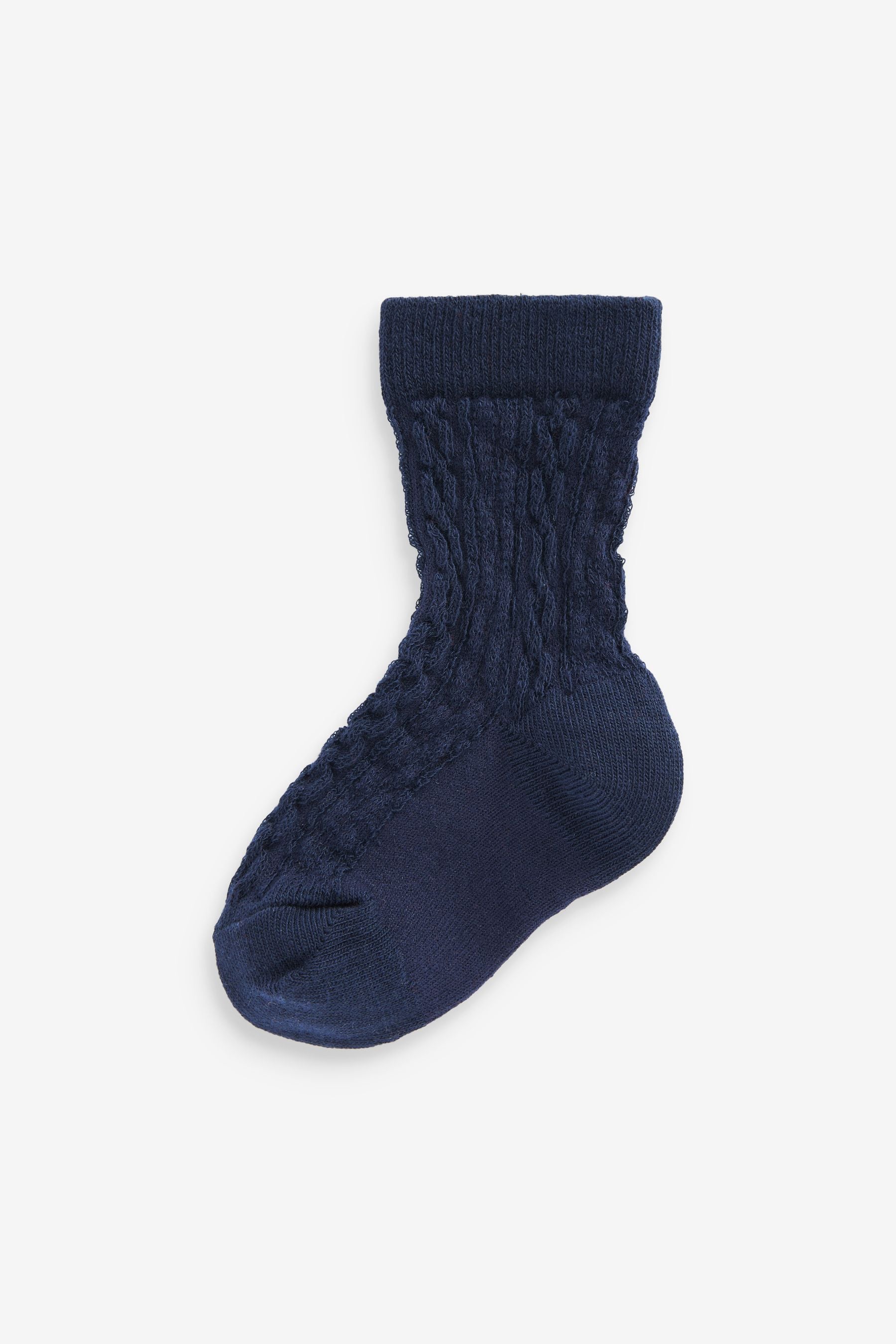 Green/Navy Blue 5 Pack Boot Socks