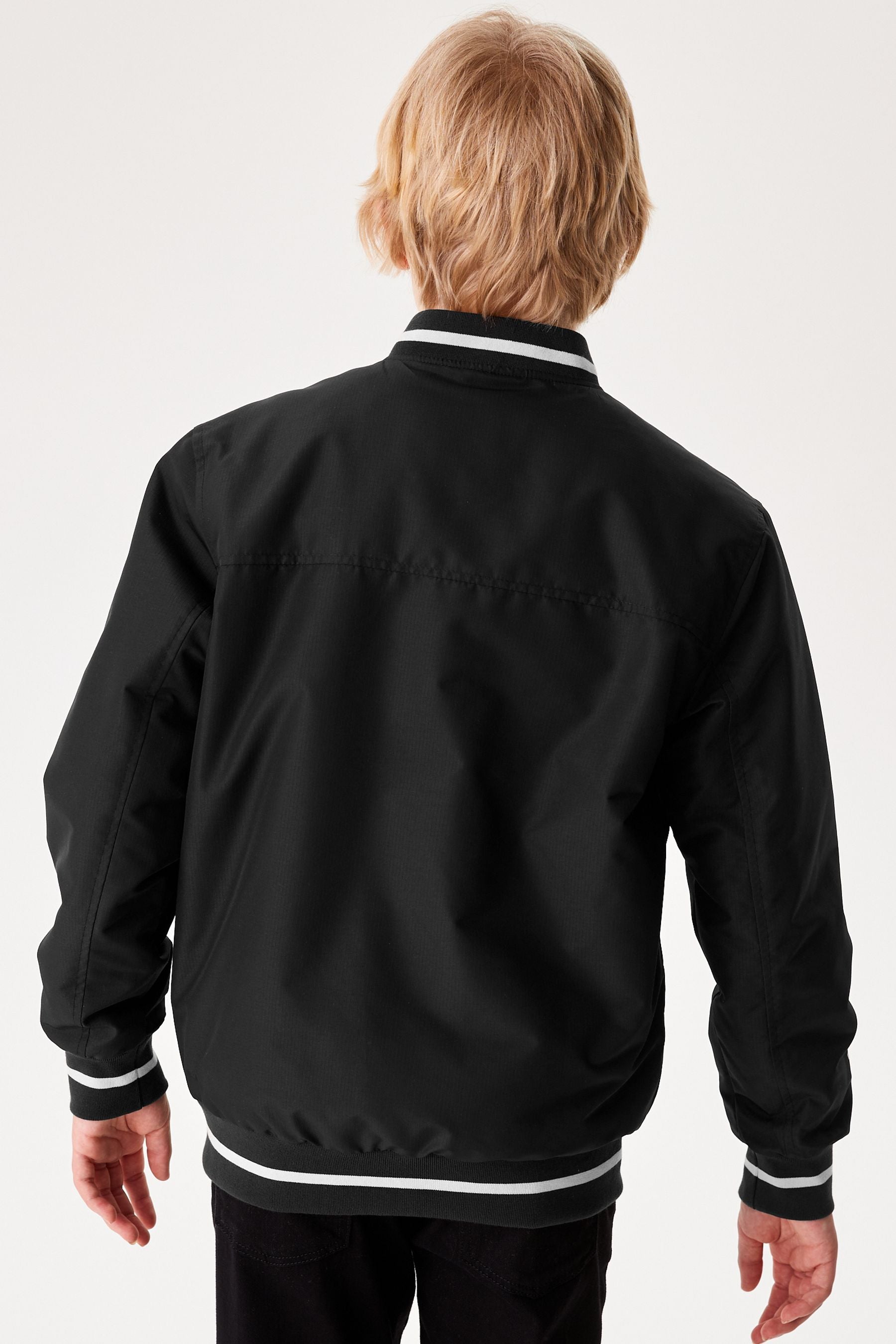 Black Bomber Jacket (3-16yrs)