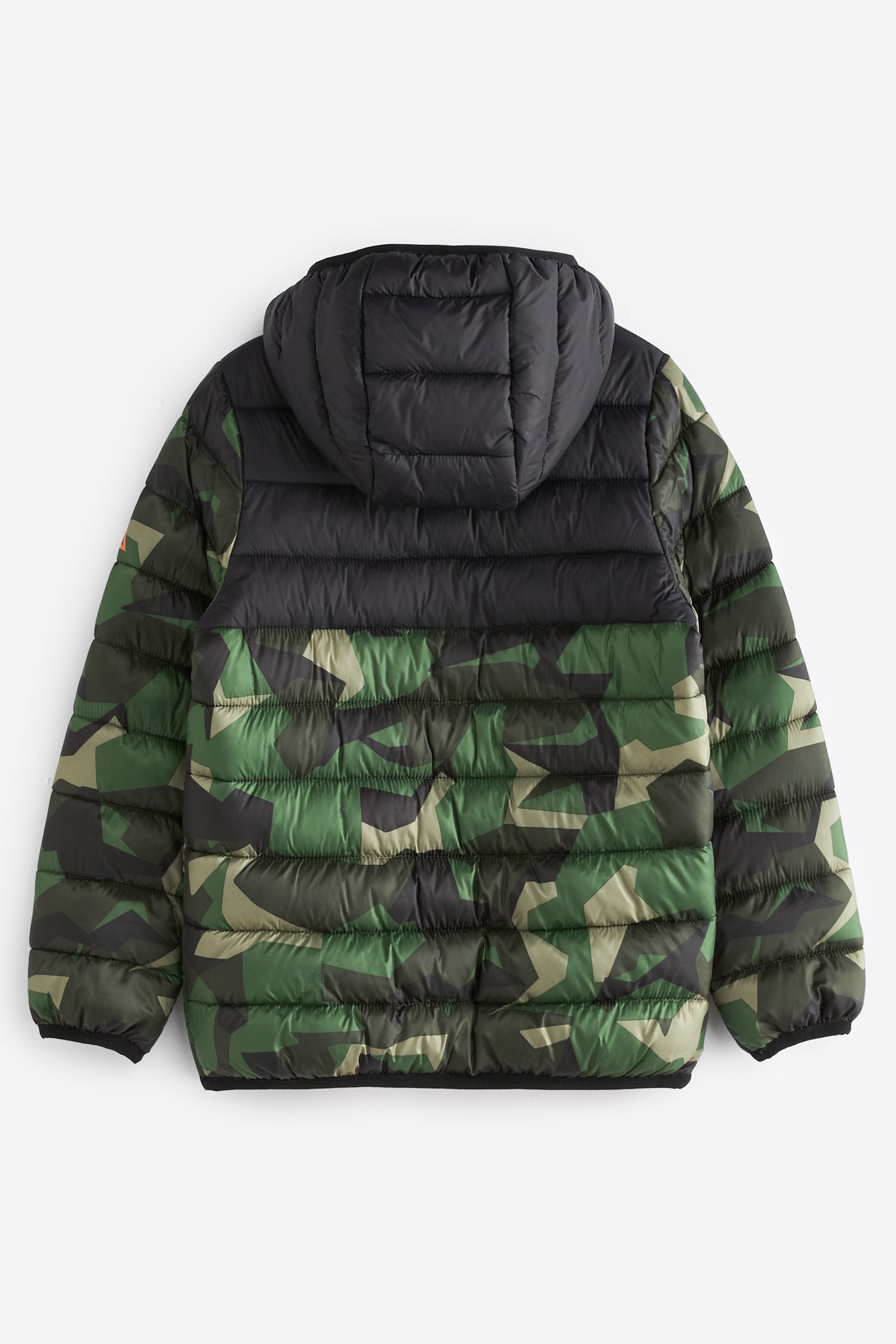 Khaki Green Camo Puffer Jacket (3-17yrs)