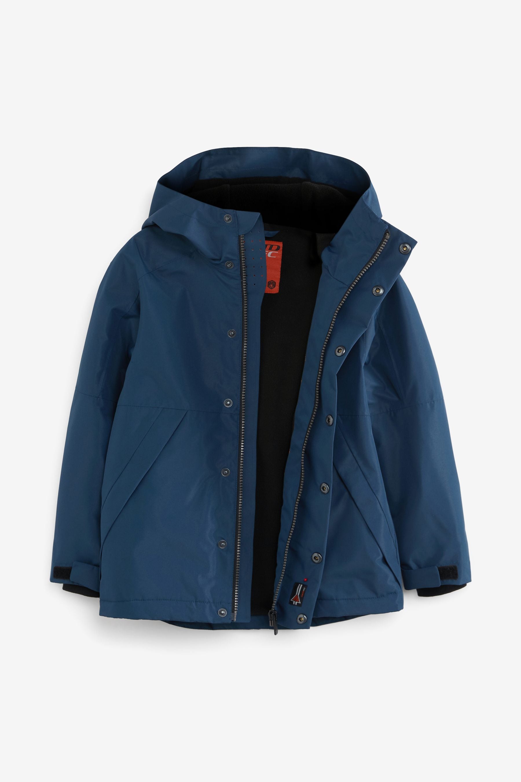 Blue Waterproof Fleece Lined Jacket (3-16yrs)