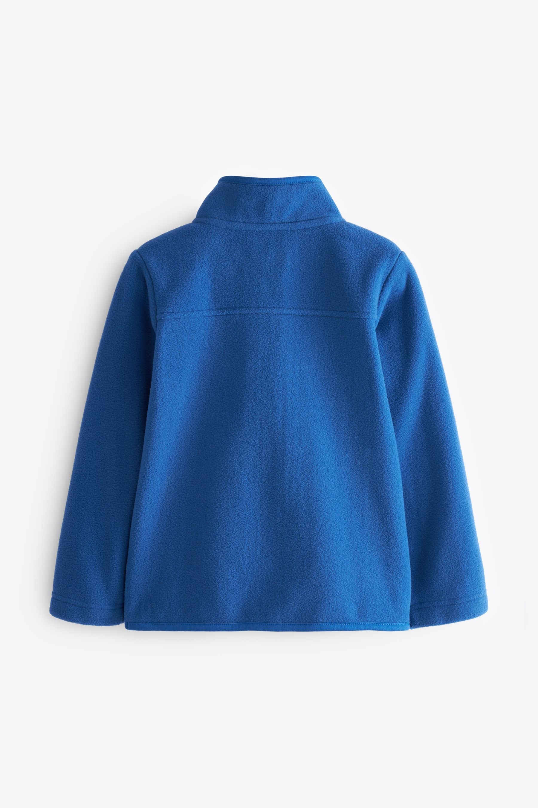 Blue Zip-Up Fleece Jacket With Pockets (3-16yrs)