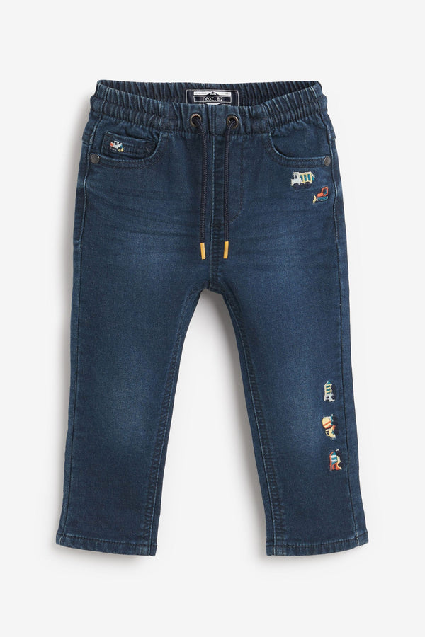 Navy Blue Slim Fit Jogger Jeans (3mths-7yrs)