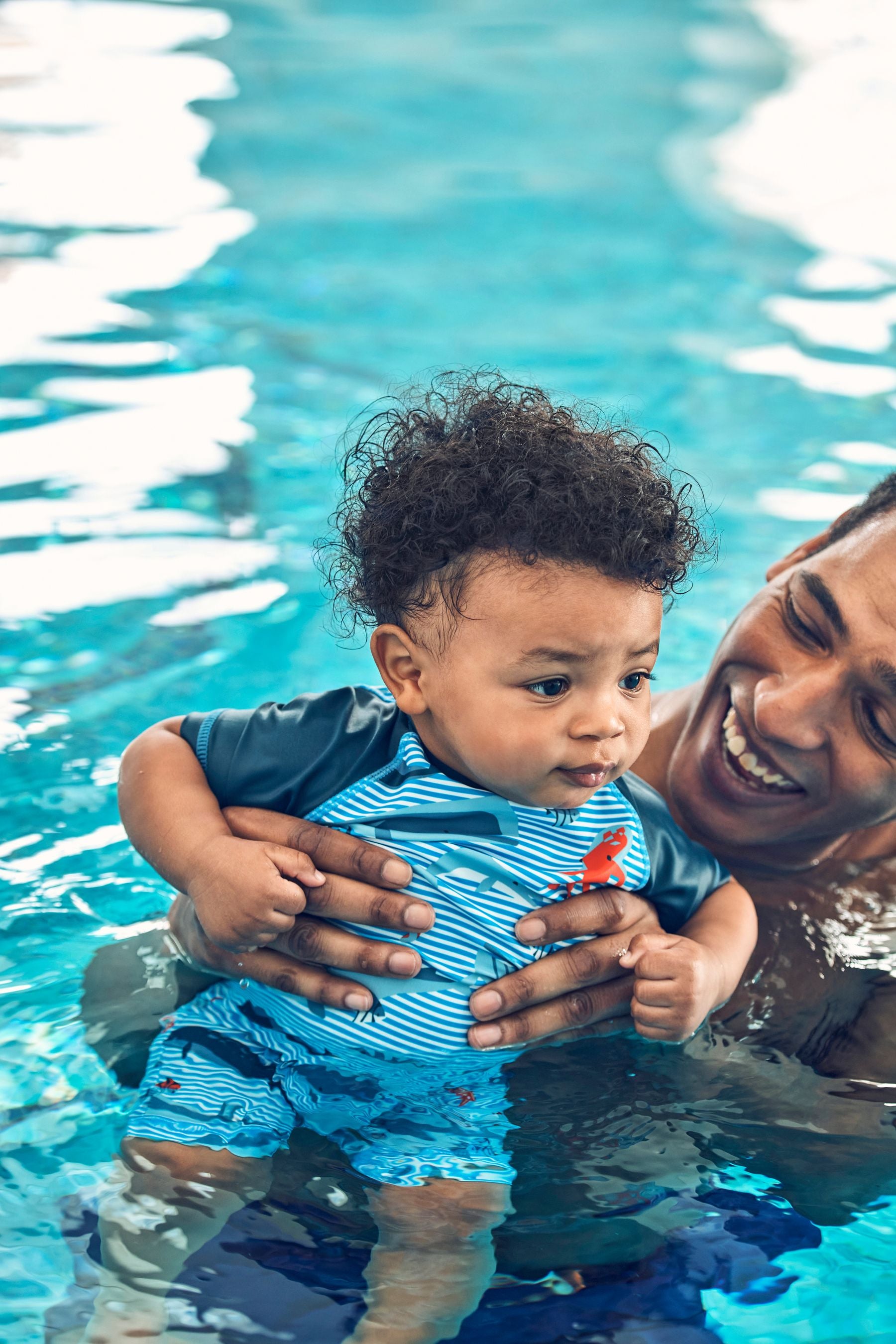 Blue Ocean Animals Sunsafe Swimsuit And Hat (3mths-7yrs)