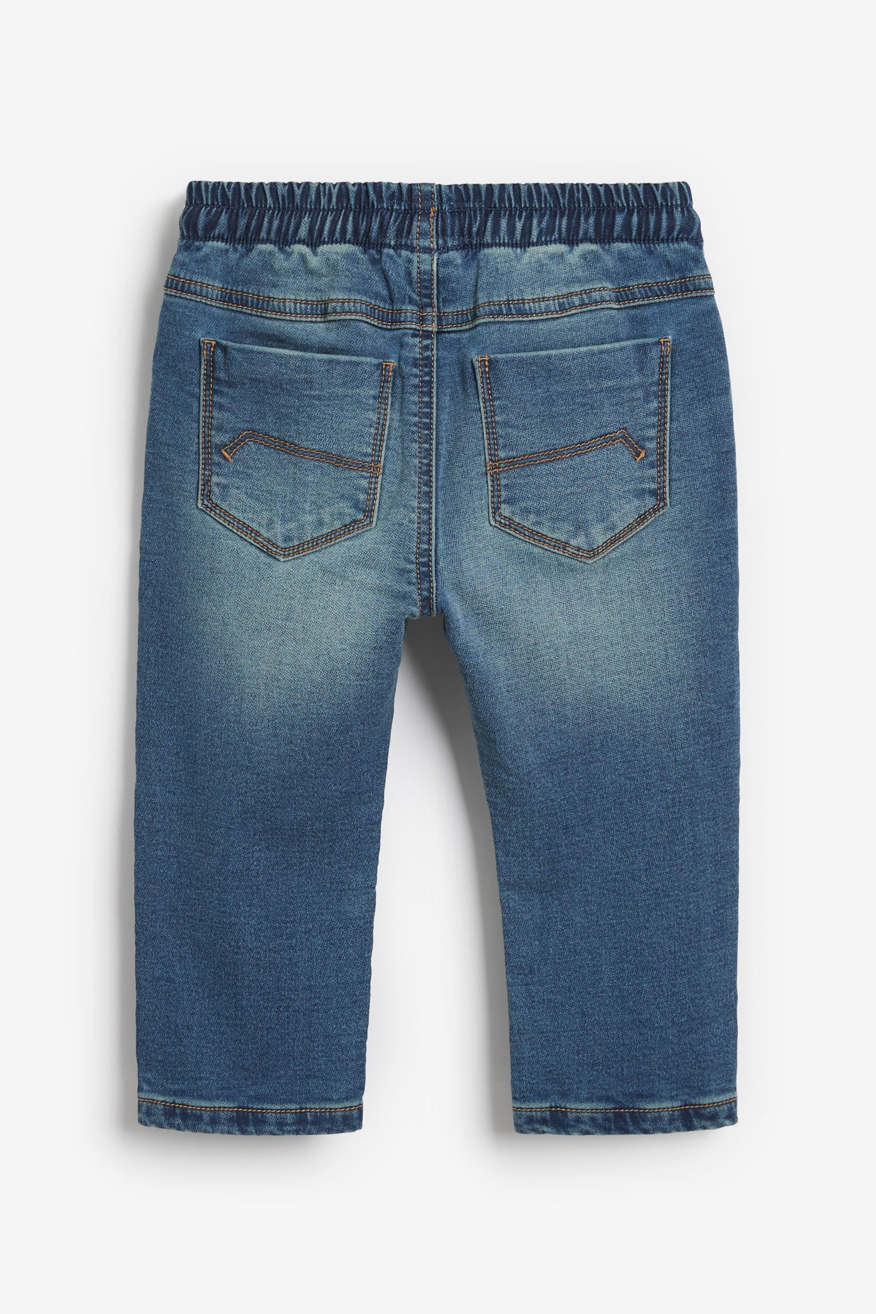 Mid Blue Loose Fit Jogger Jeans (3mths-7yrs)