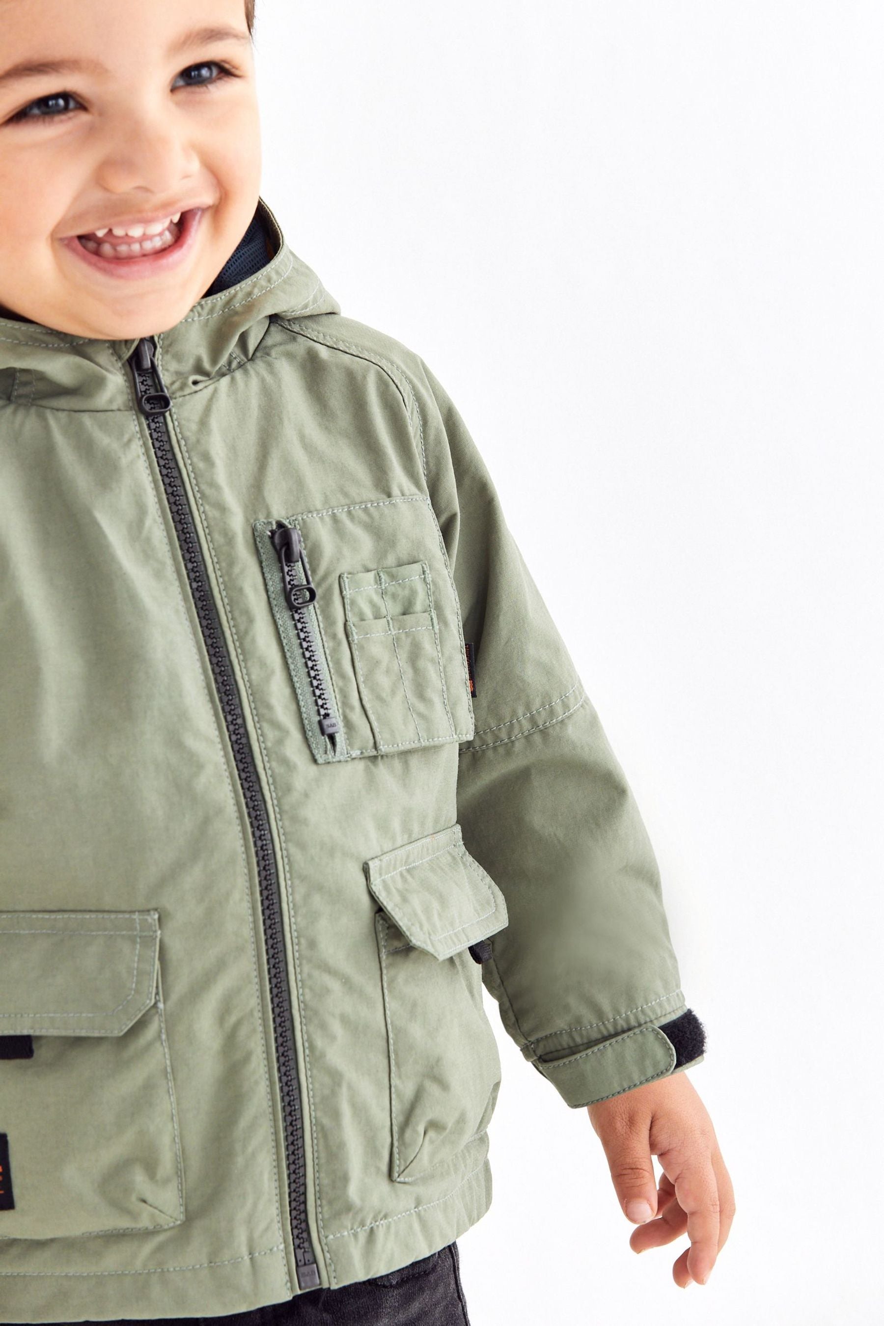 Green Shower Resistant Jacket (3mths-7yrs)