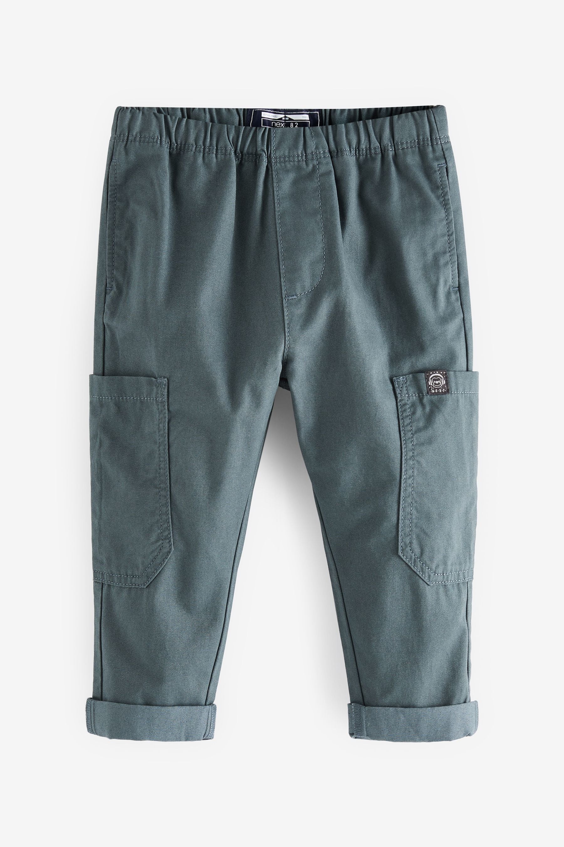 Teal Blue Side Pocket Pull-On Trousers (3mths-7yrs)