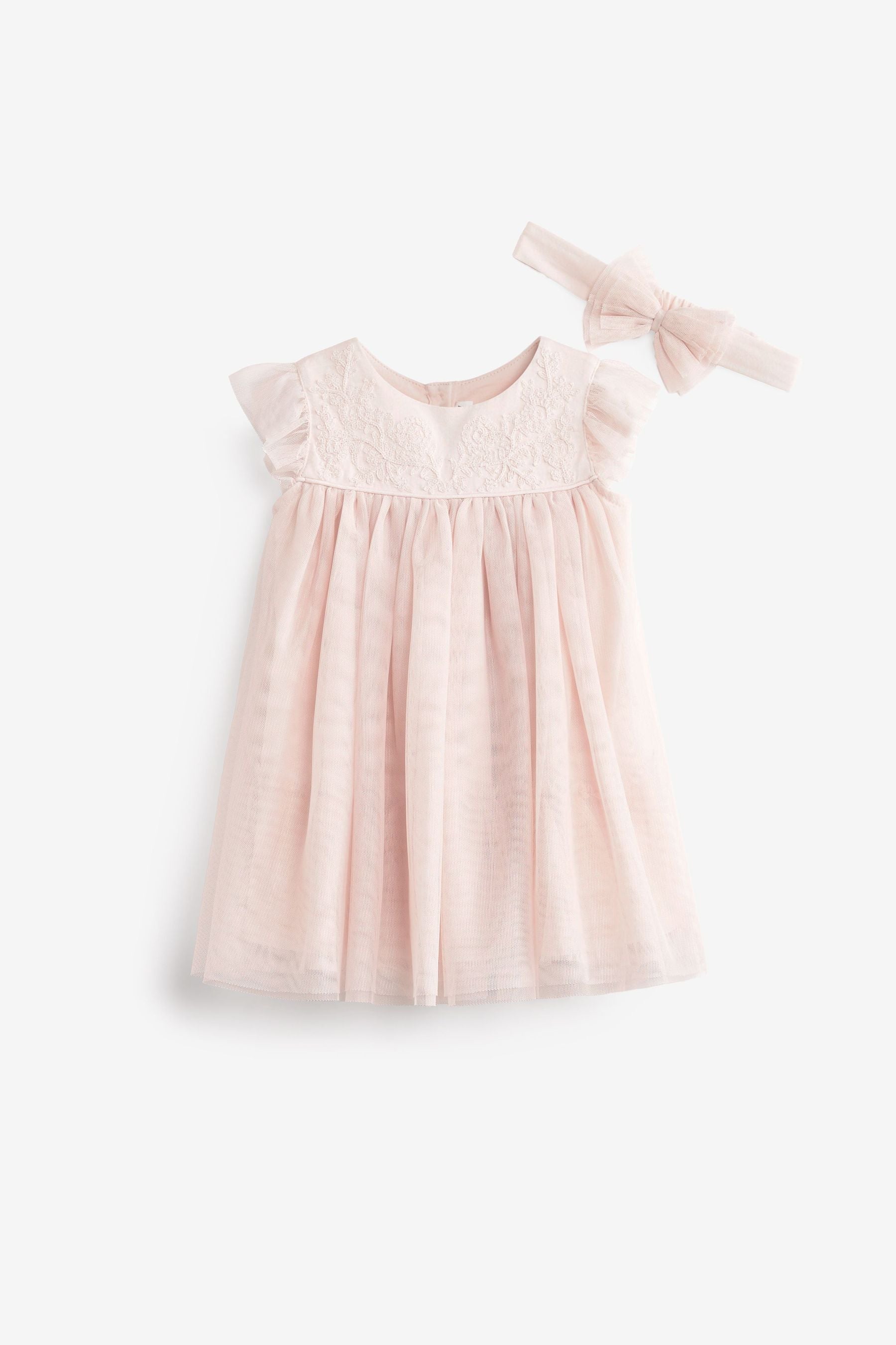 Pink Baby Prom Dress (0mths-2yrs)