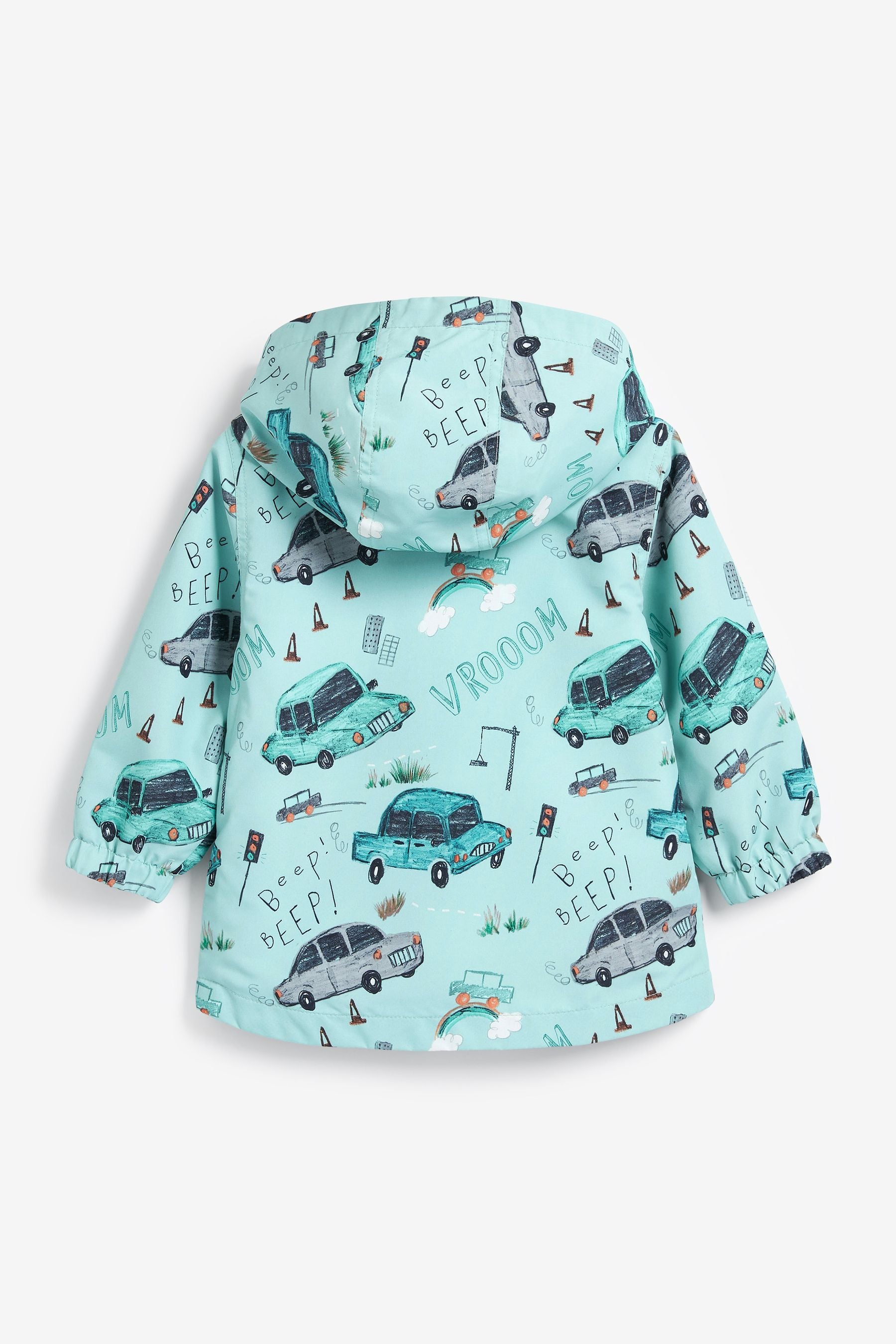 Blue Cars Shower Resistant Jacket (3mths-7yrs)