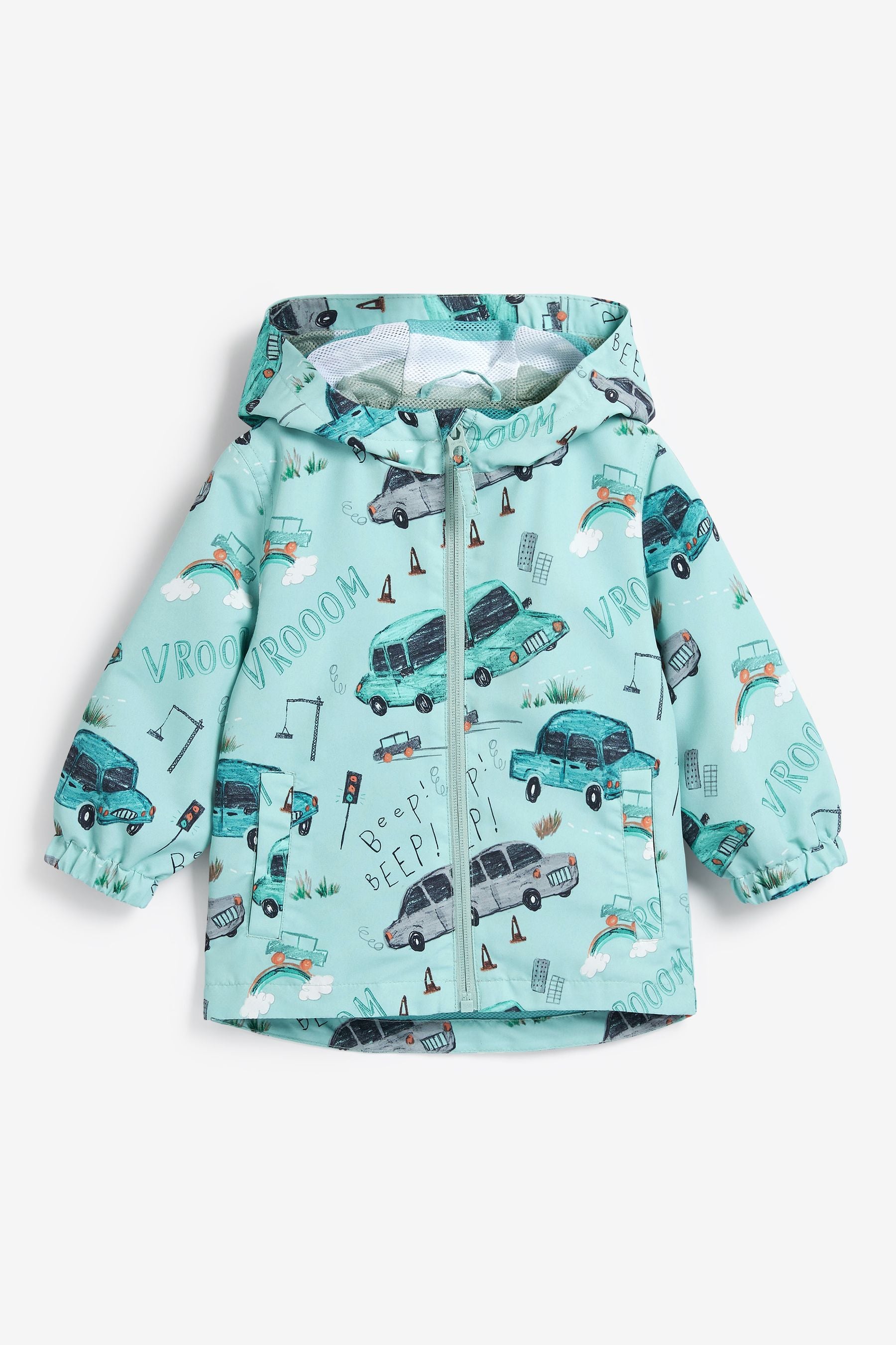 Blue Cars Shower Resistant Jacket (3mths-7yrs)