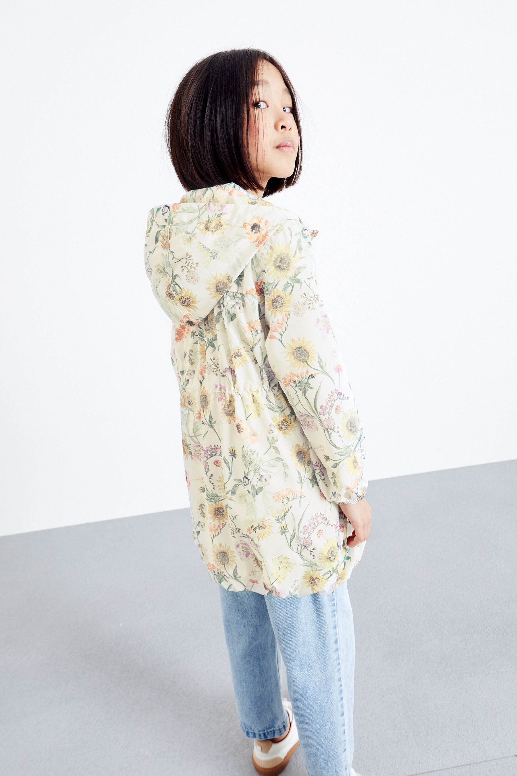 Floral Shower Resistant Cagoule (3-16yrs)